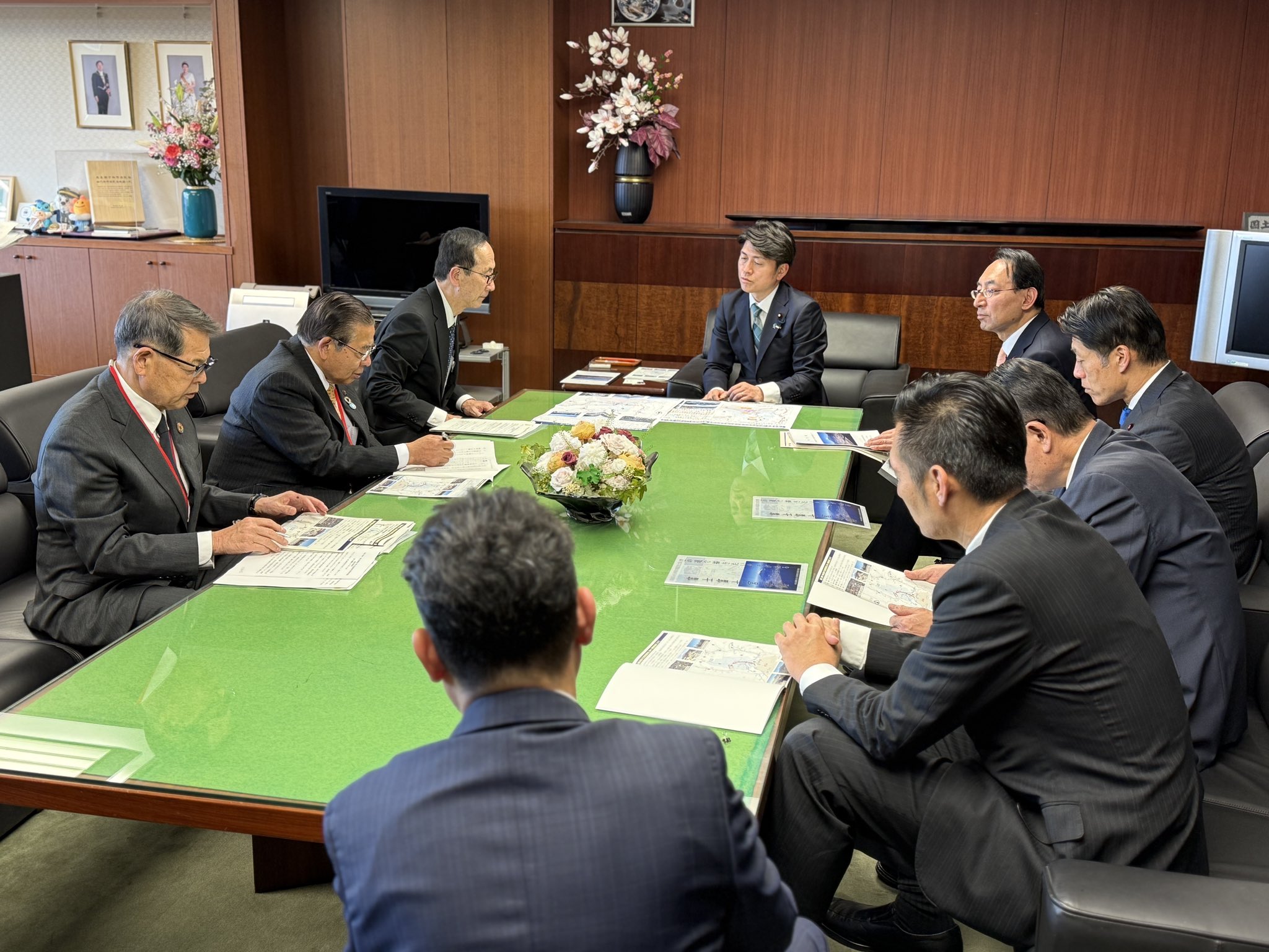 富士富士宮道路建設促進　国交大臣要望