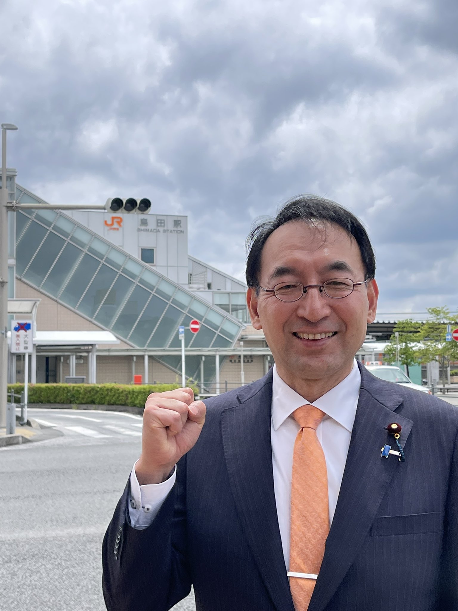 島田市内でご挨拶