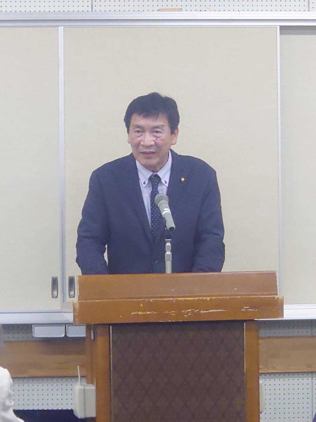 鈴木たけよし支部長(新城市議)から、奥三河地域における「農林水産業キャラバン」の報告