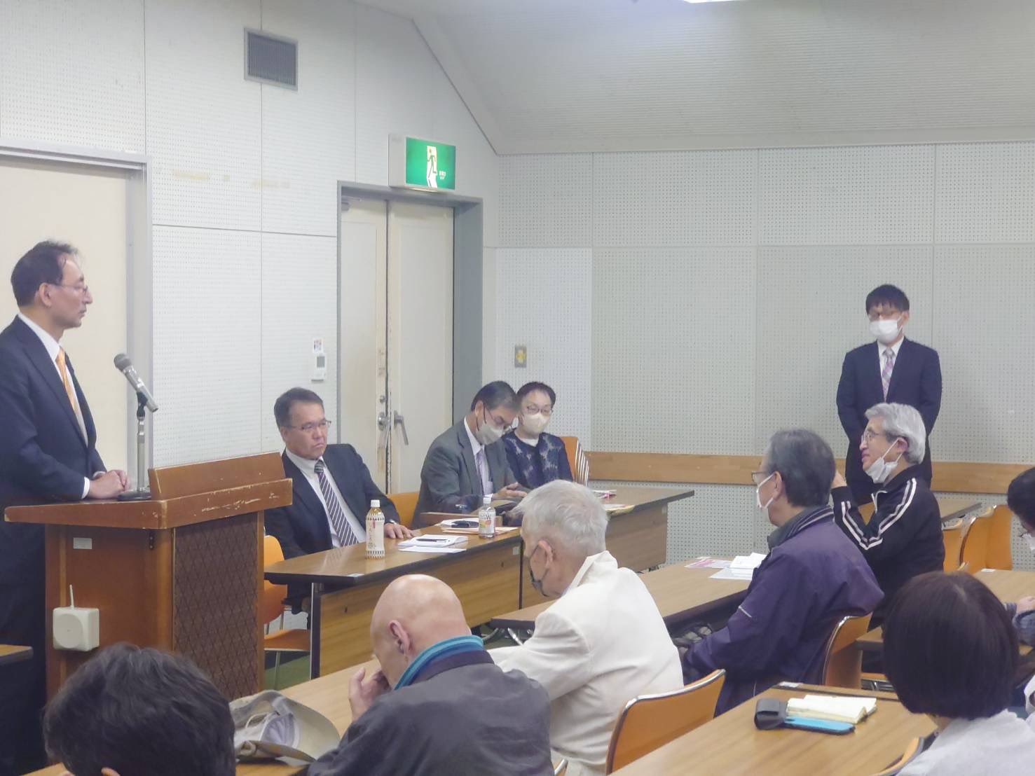 鈴木たけよし支部長（新城市議）から、奥三河地域における「農林水産業キャラバン」の報告