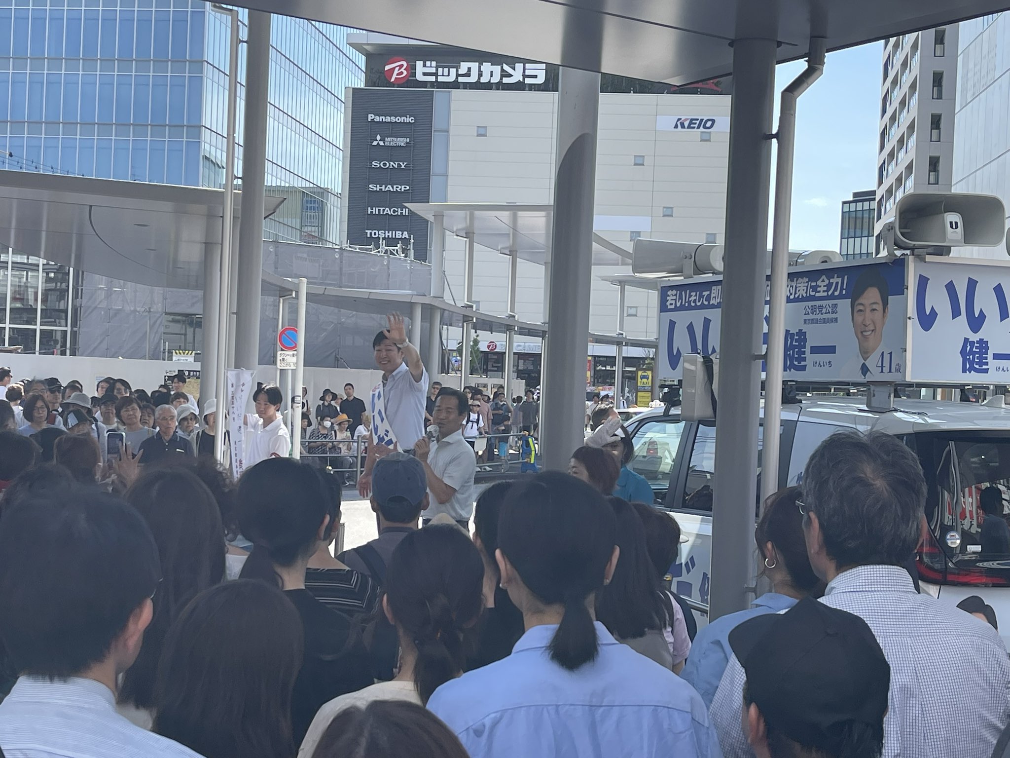 調布・狛江は「いいだ健一」