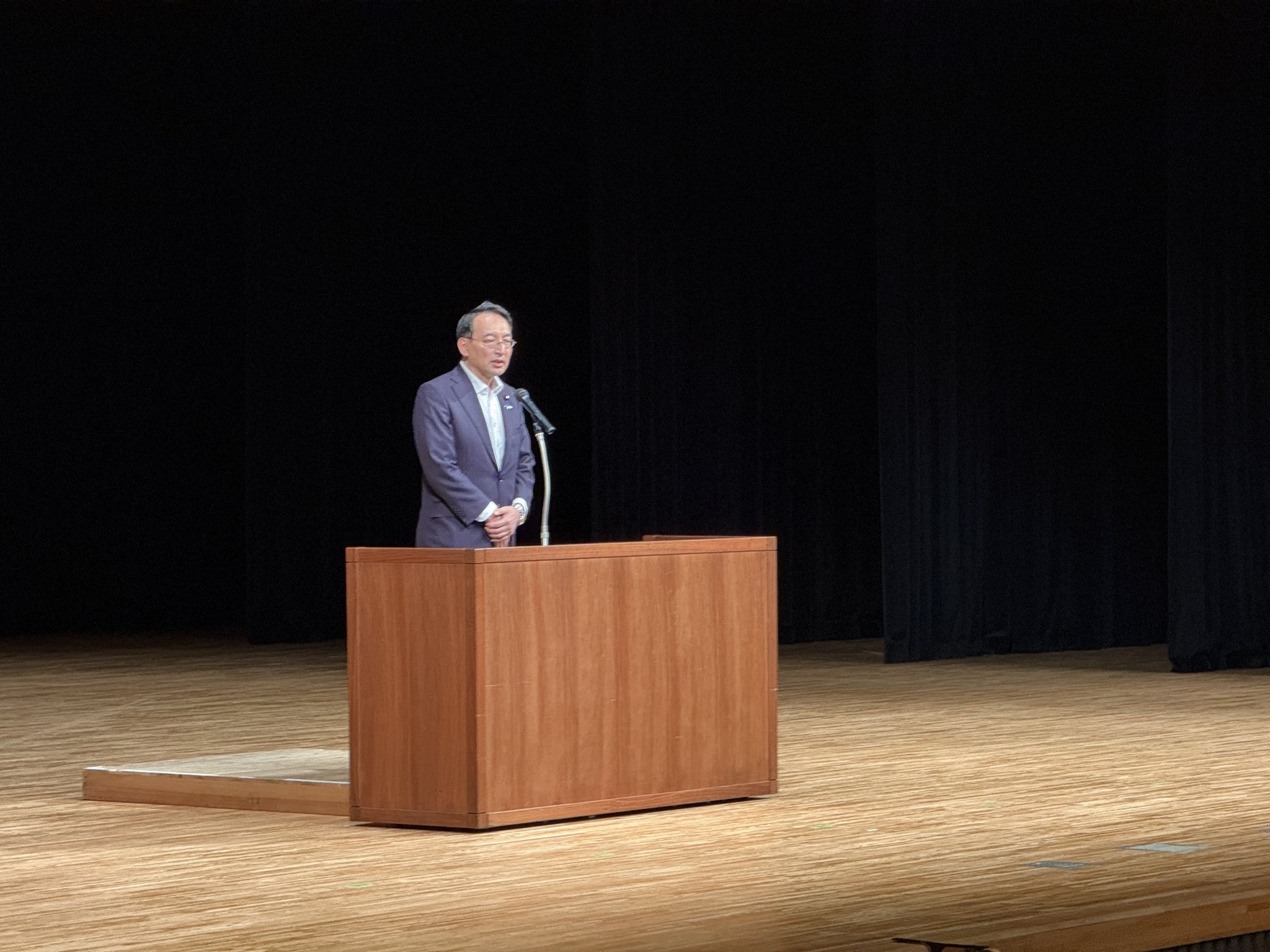 沼津市民文化センターにて、自民党・公明党合同の時局講演会が盛大に開催