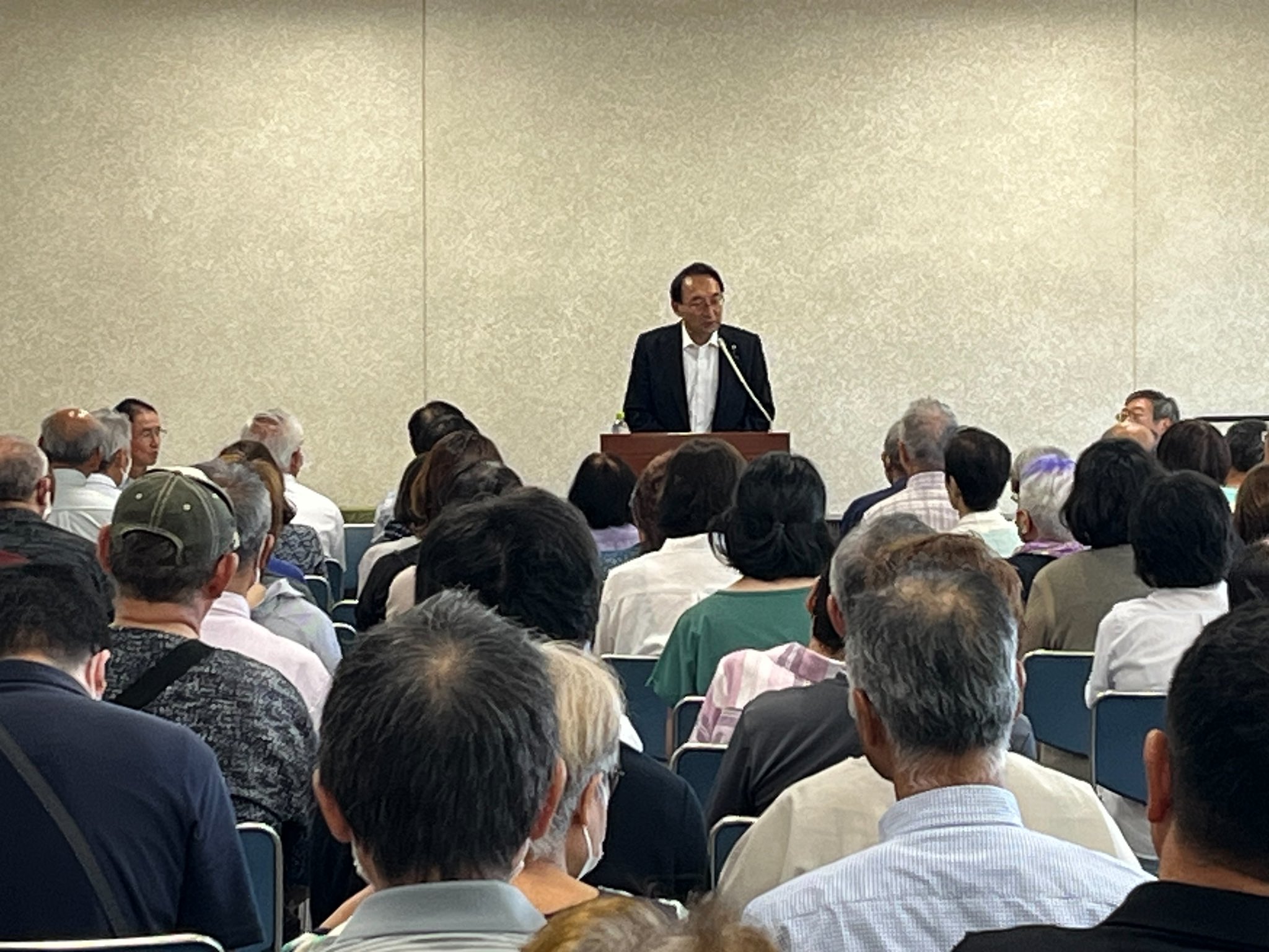 三重県鈴鹿市で開催された公明党支部会に出席