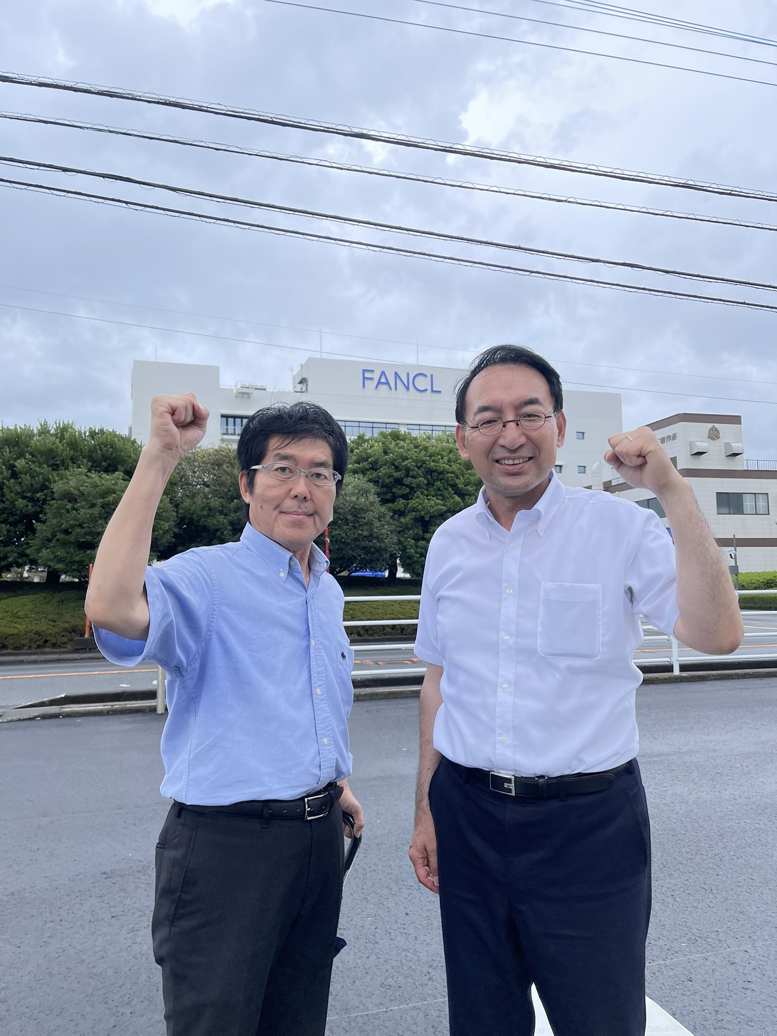 馬籠正明議員とともに函南町をご挨拶