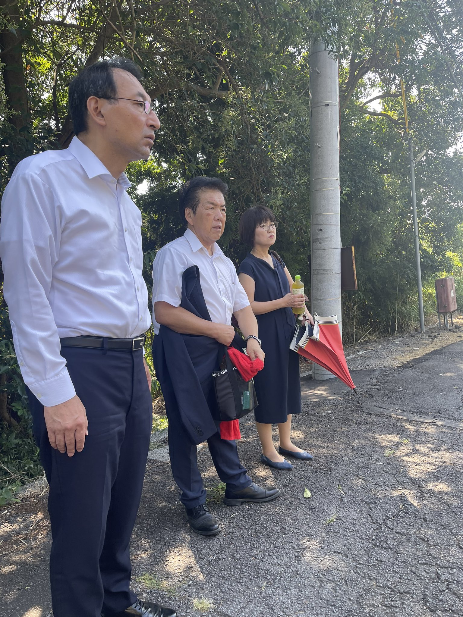 伊東市にて篠原峰子市議、竹本りきや市議とともに、地域の課題についてお声を伺いました