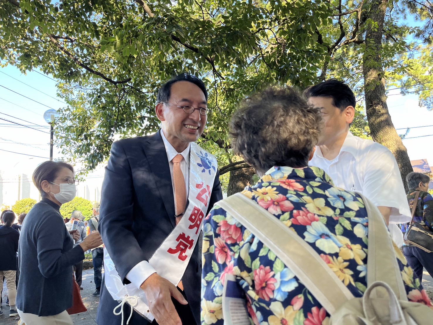 沼津・港口公園で街頭演説を行いました