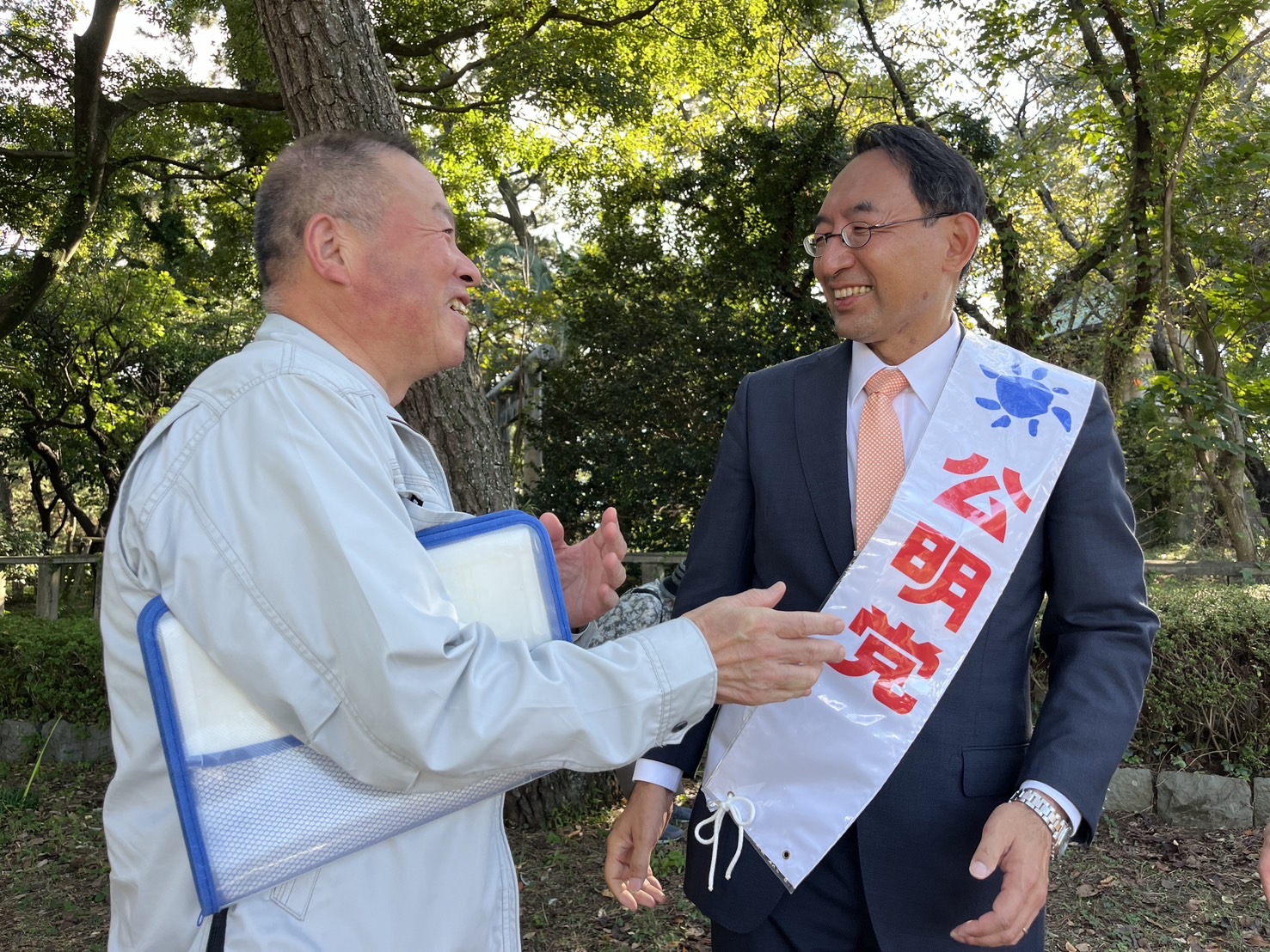 沼津・港口公園で街頭演説を行いました