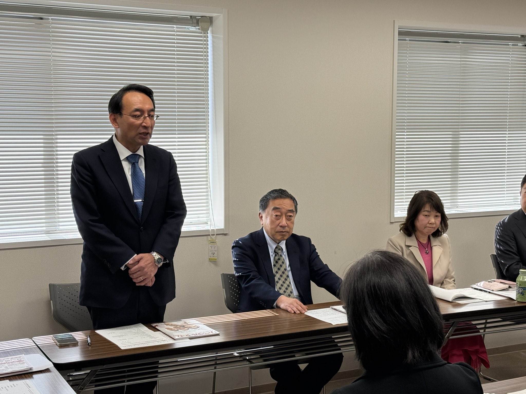 公明党静岡県本部幹事会でご挨拶