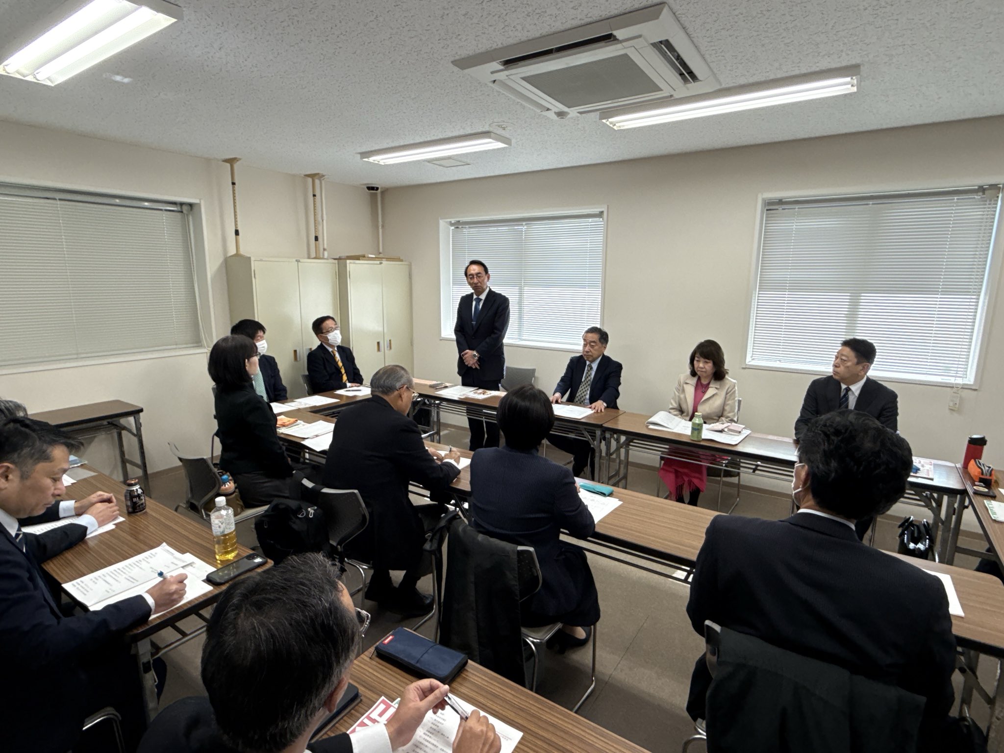 公明党静岡県本部幹事会でご挨拶