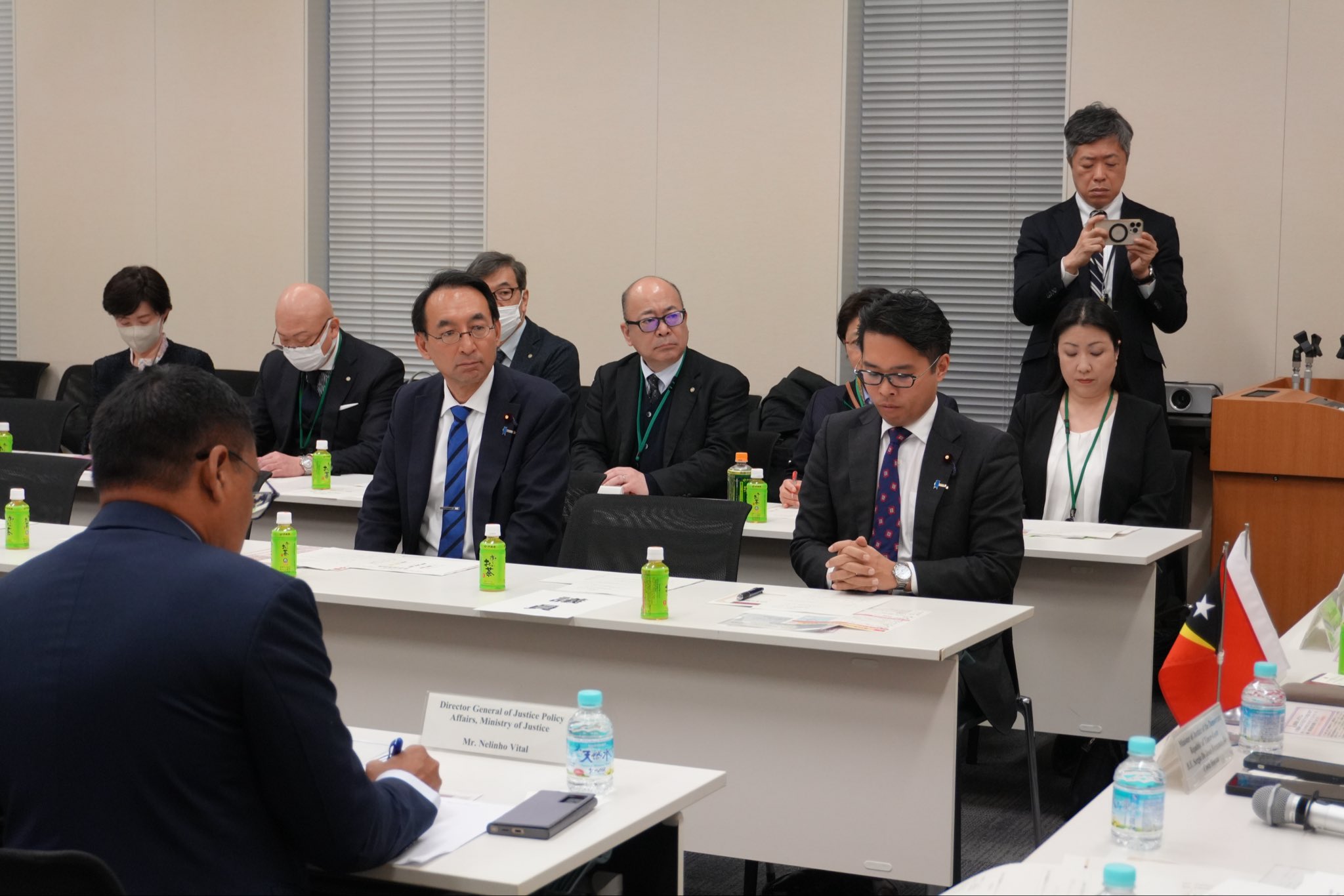 東ティモール民主共和国の司法大臣御一行が来日され、「東ティモールにおける日本の法制度整備支援の現状」についてご講演