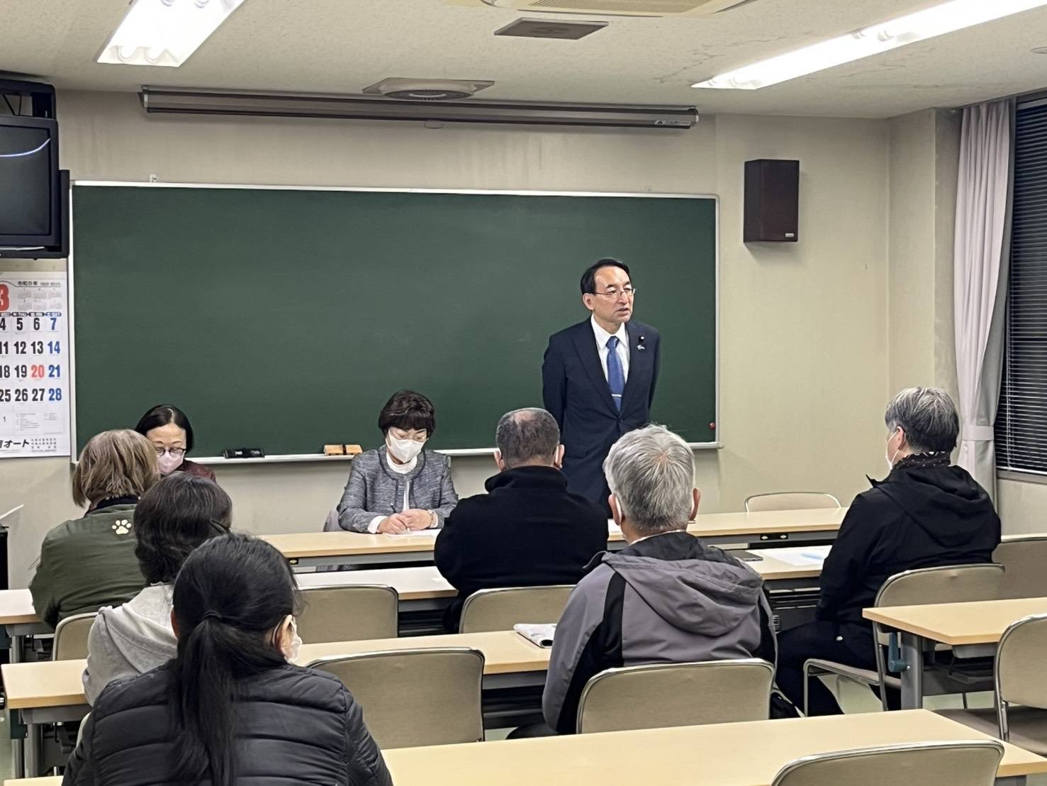 御殿場市の小林恵美子市議が主催する公明党御殿場東支部会に参加