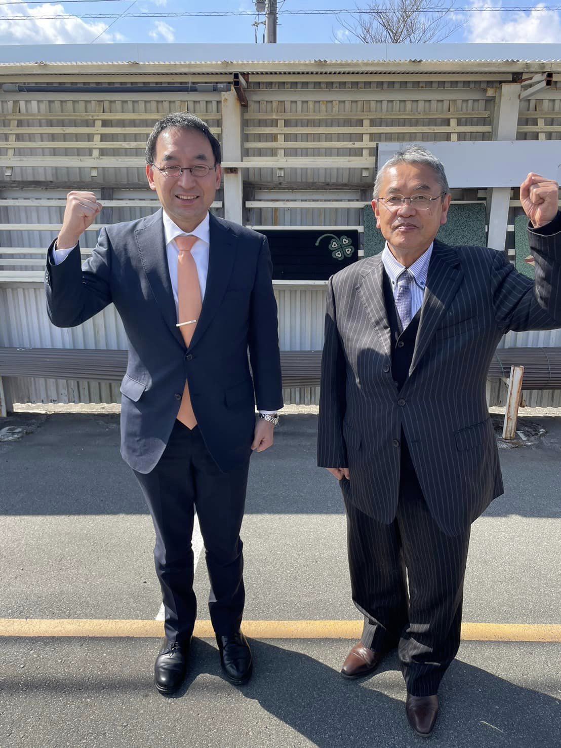 勝間田博文 市議と一緒に御殿場市を回りました