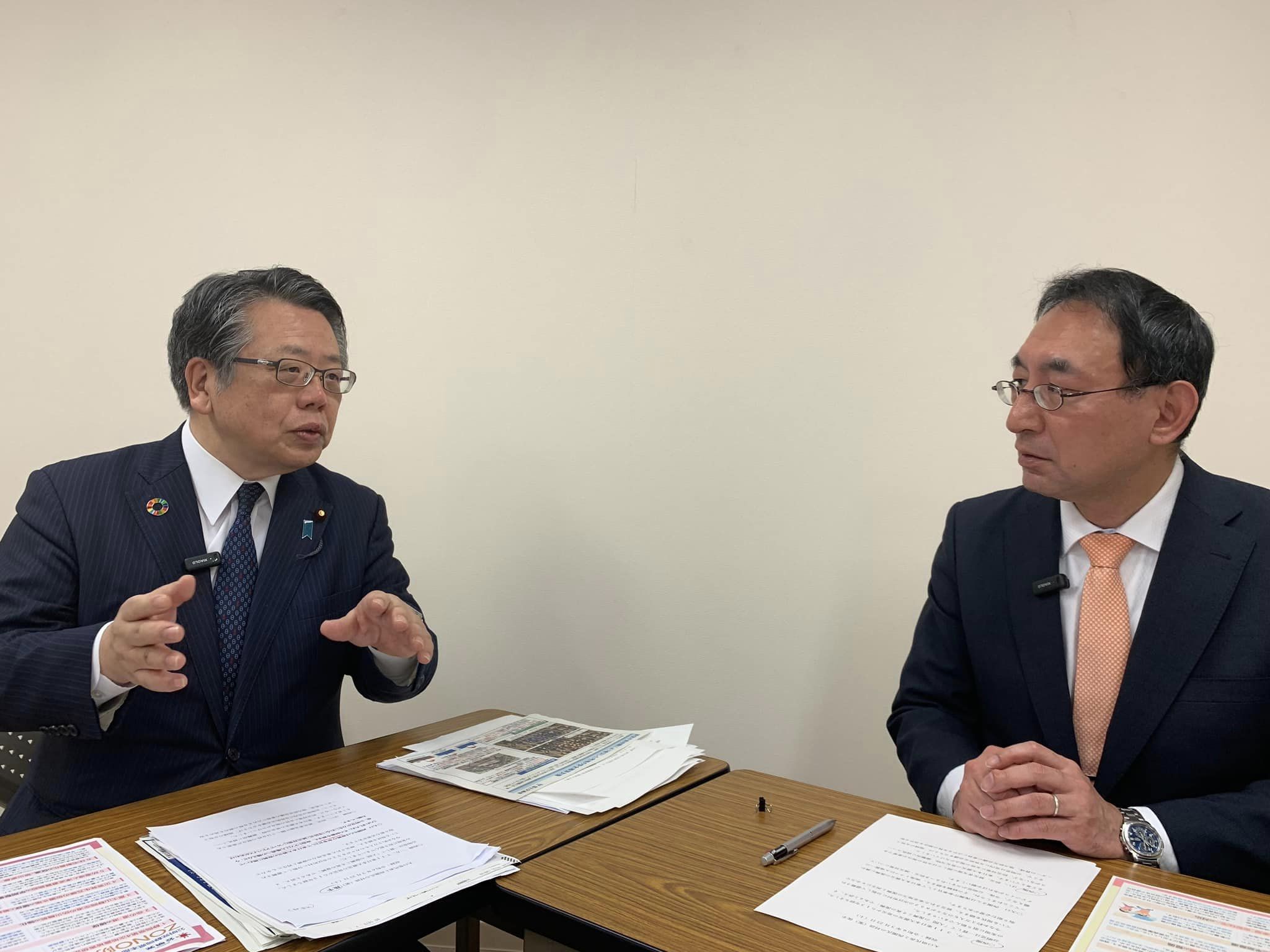 大口善徳 衆院議員と対談