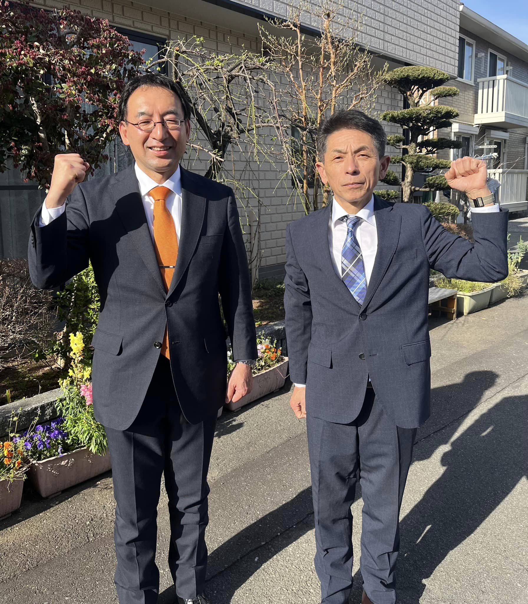 寺島俊郎 町議と一緒に清水町を