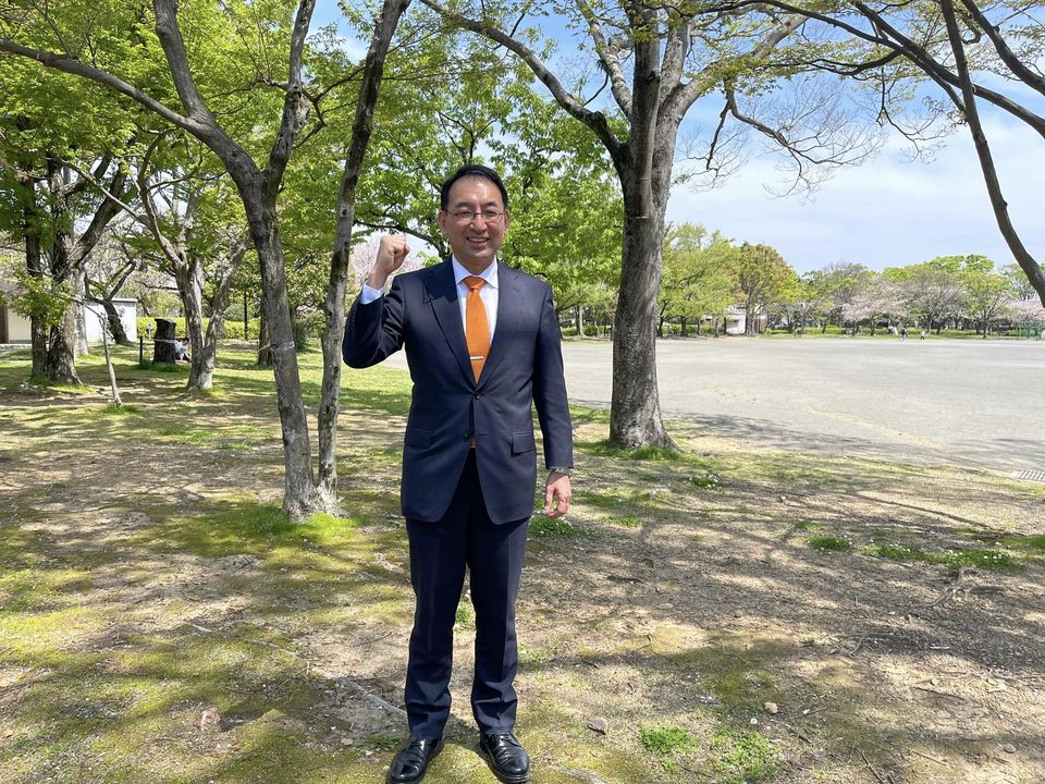 静岡市葵区の城北公園の新緑が綺麗で、清々しい気持ちに