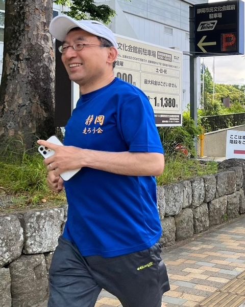 静岡走ろう会の練習に参加