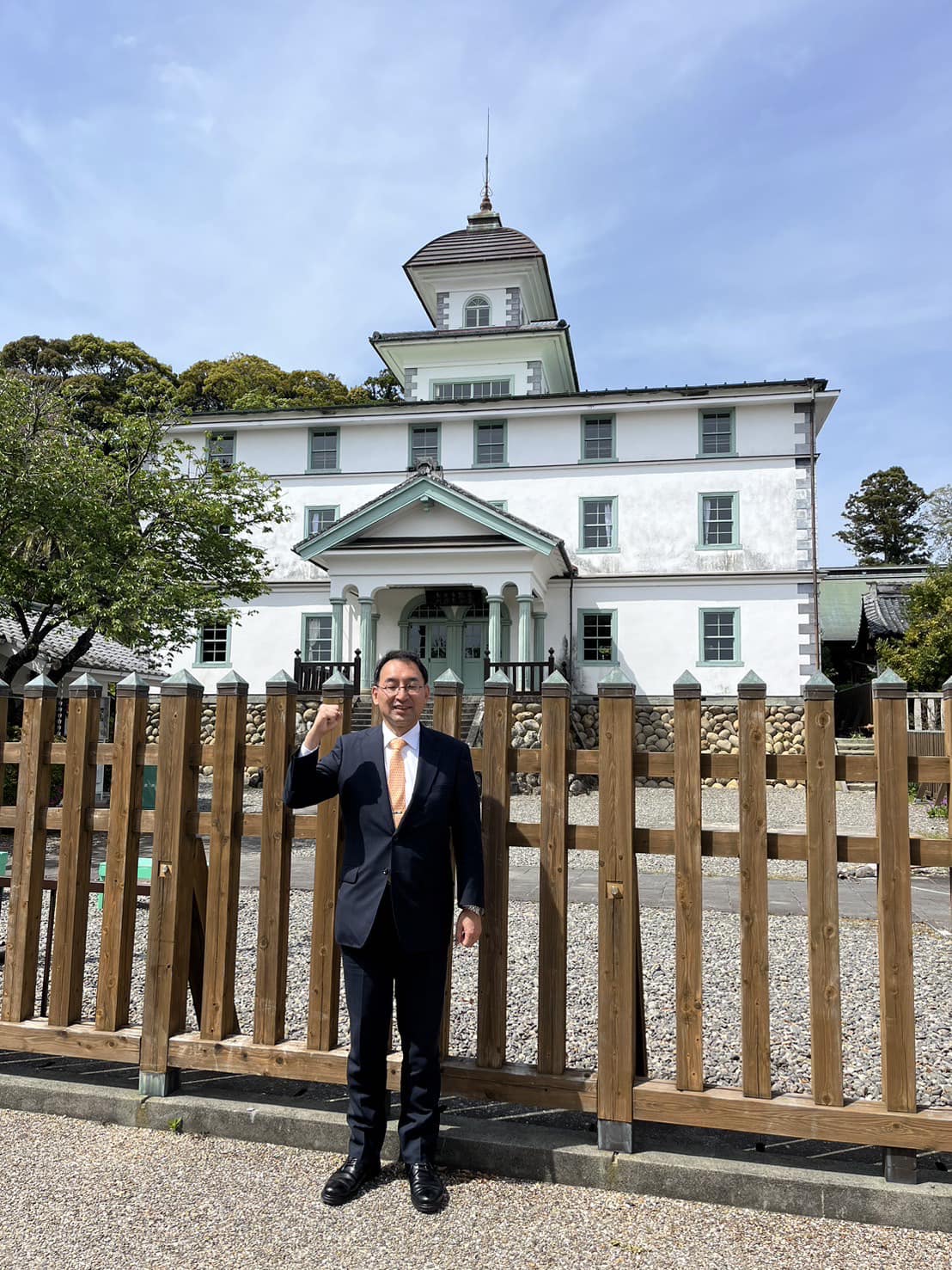 磐田市のシンボルともいわれる旧見付学校