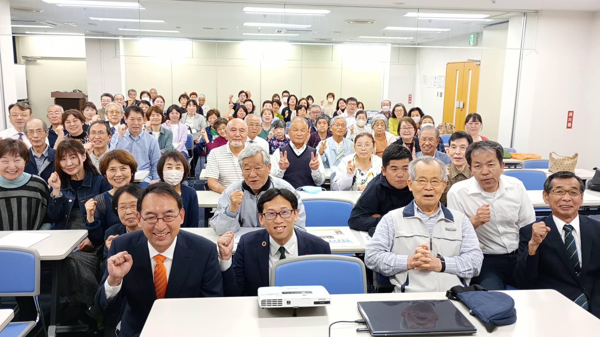 静岡市葵区の公明党の支部会に参加