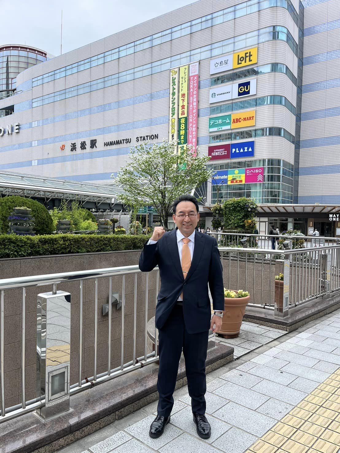 午前に浜松市を回り
