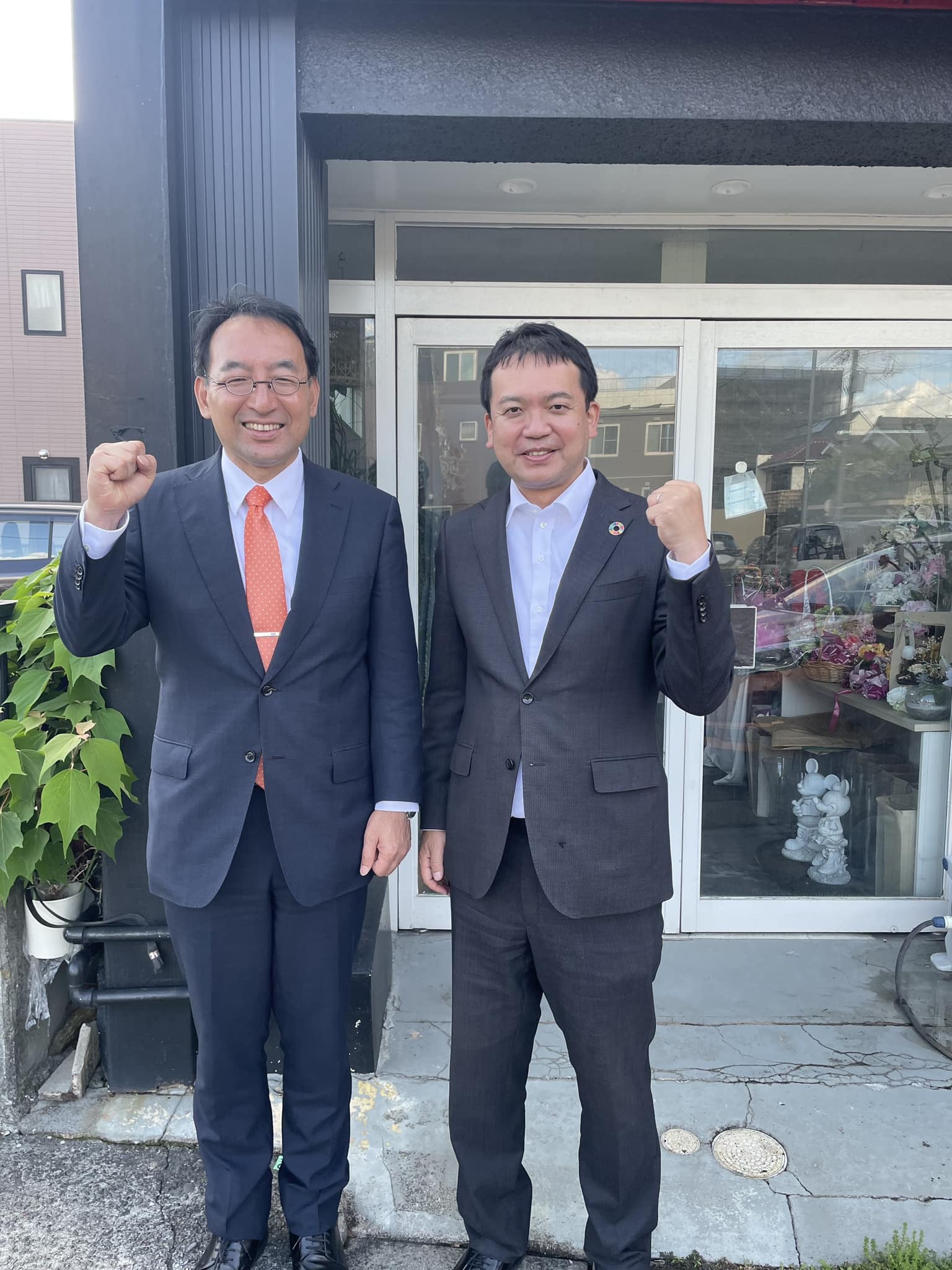 片岡章一 市議と一緒に、沼津市内を回らせて頂きました