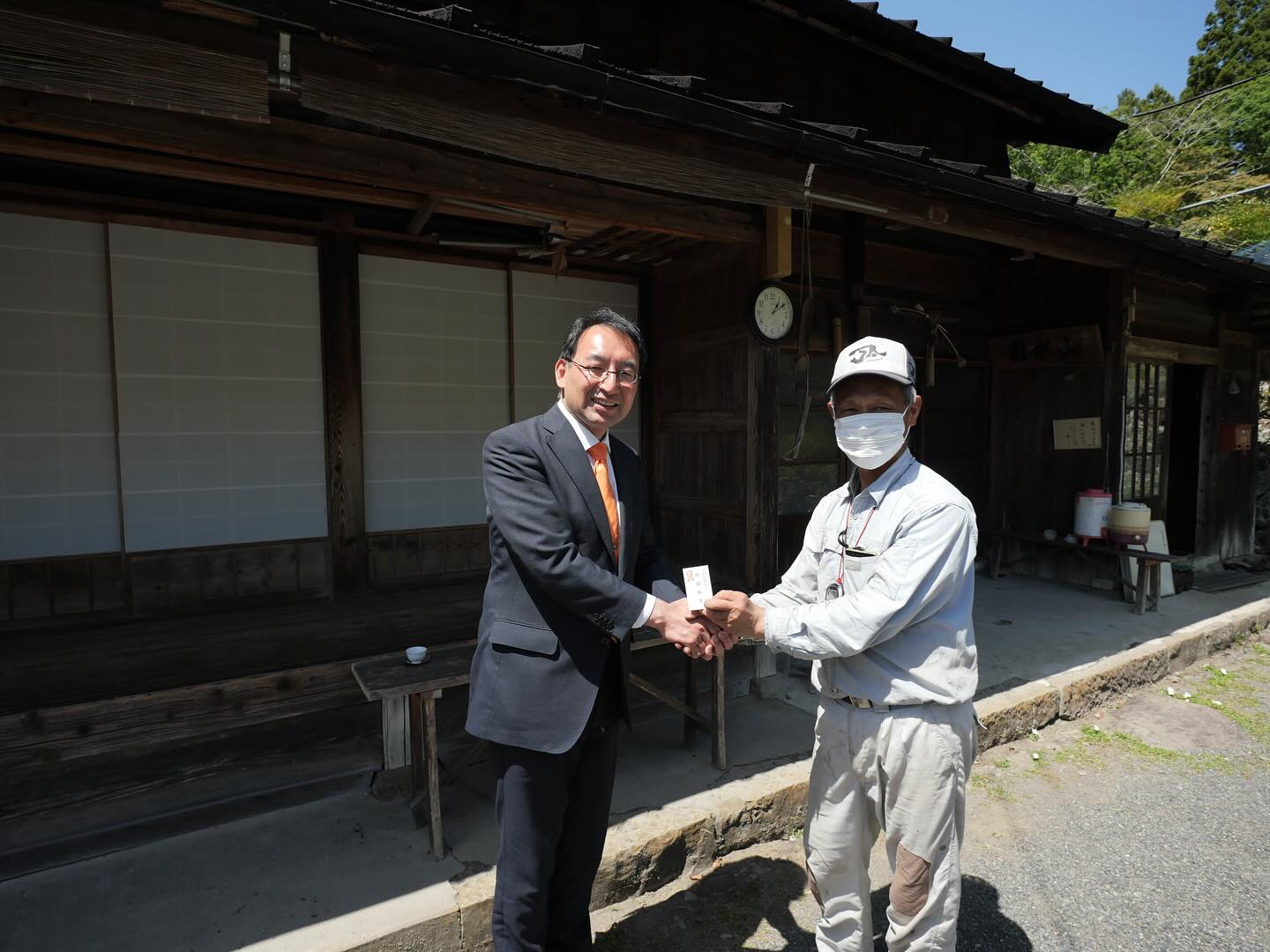 安倍藁科筋のお茶工場を訪問