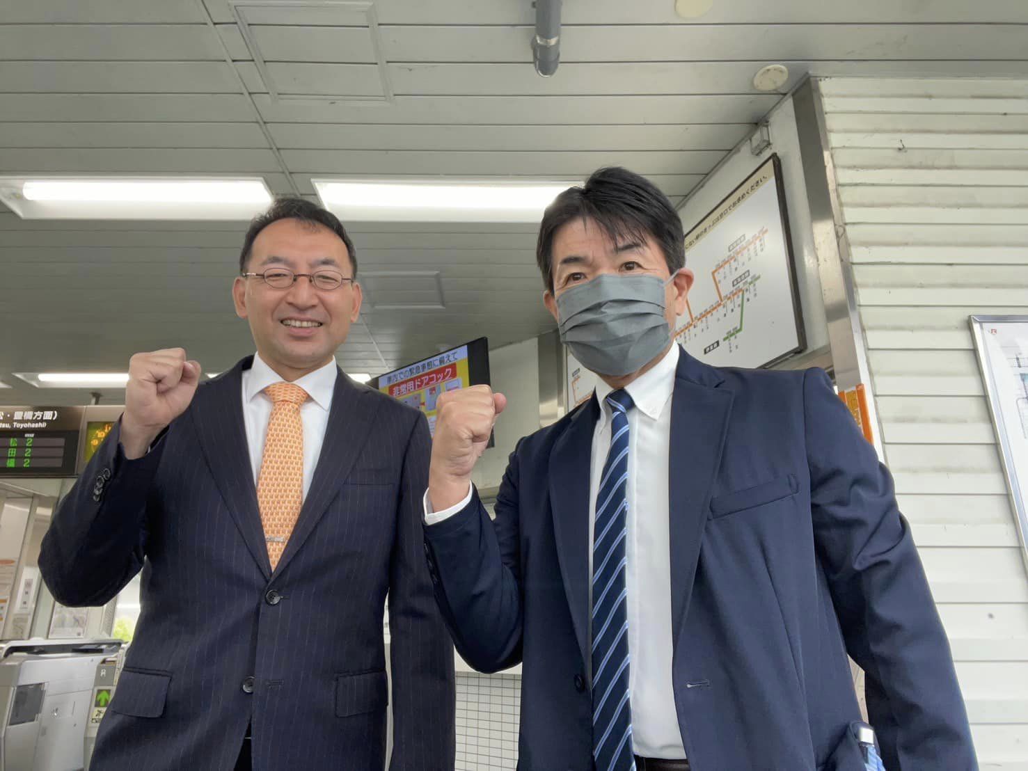 鈴木浩己 市議と一緒に焼津市を回らせて頂きました