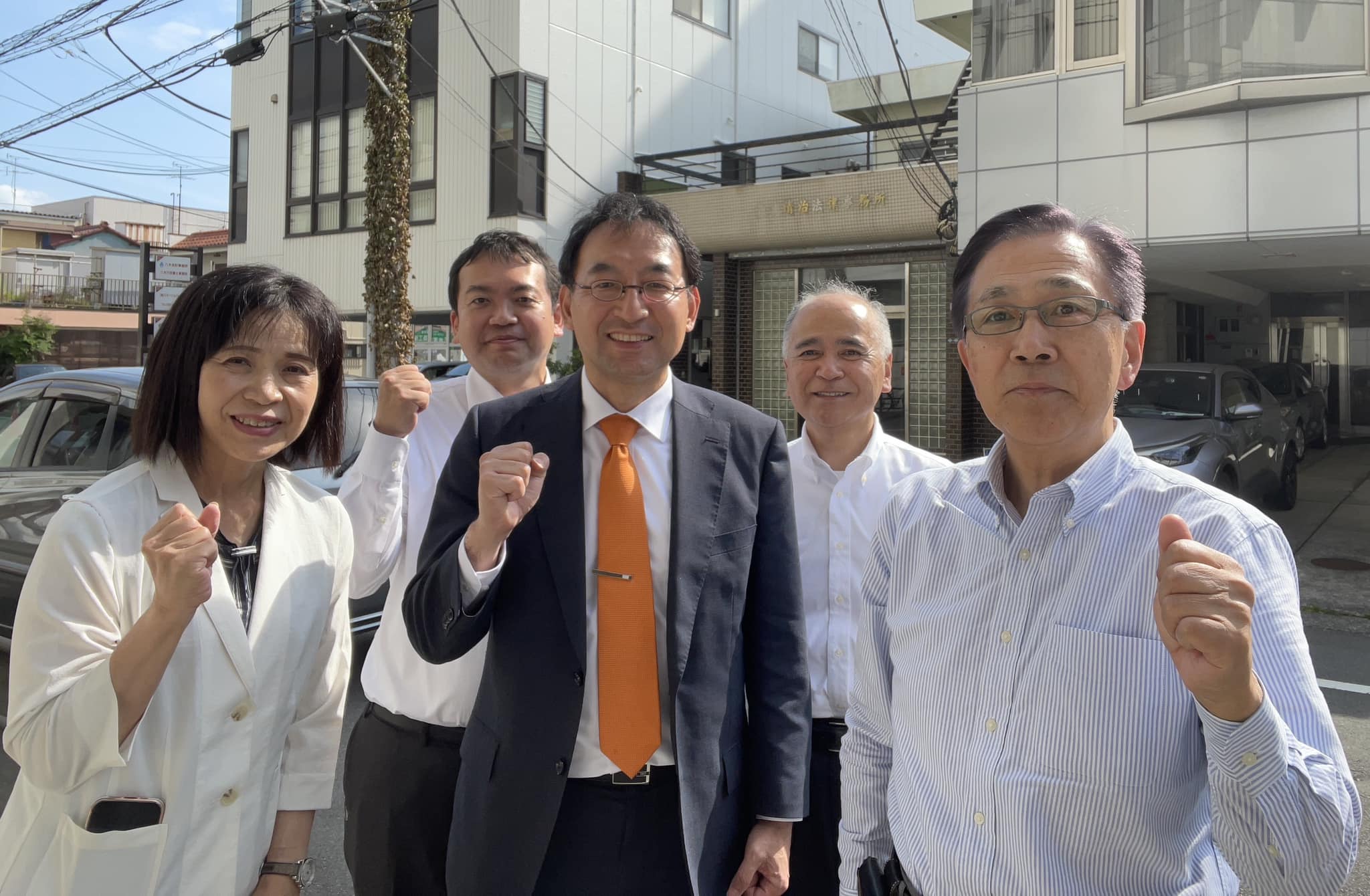 蓮池章平 県議、長田吉信 市議、片岡章一 市議、小泉宣子 市議と一緒に沼津市を回らせていただきました