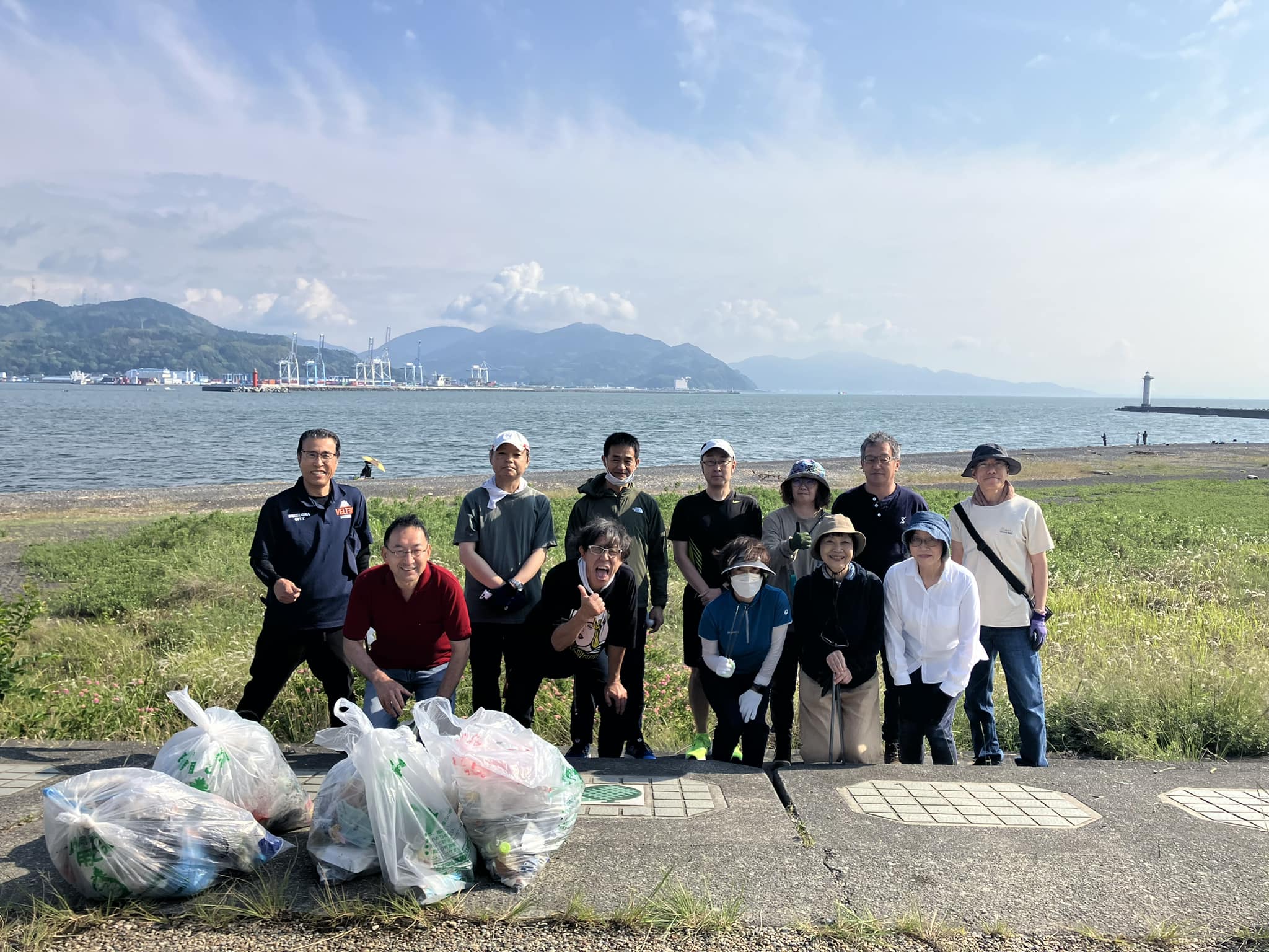 久しぶりに 三保ビーチクリーンに参加させて頂きました
