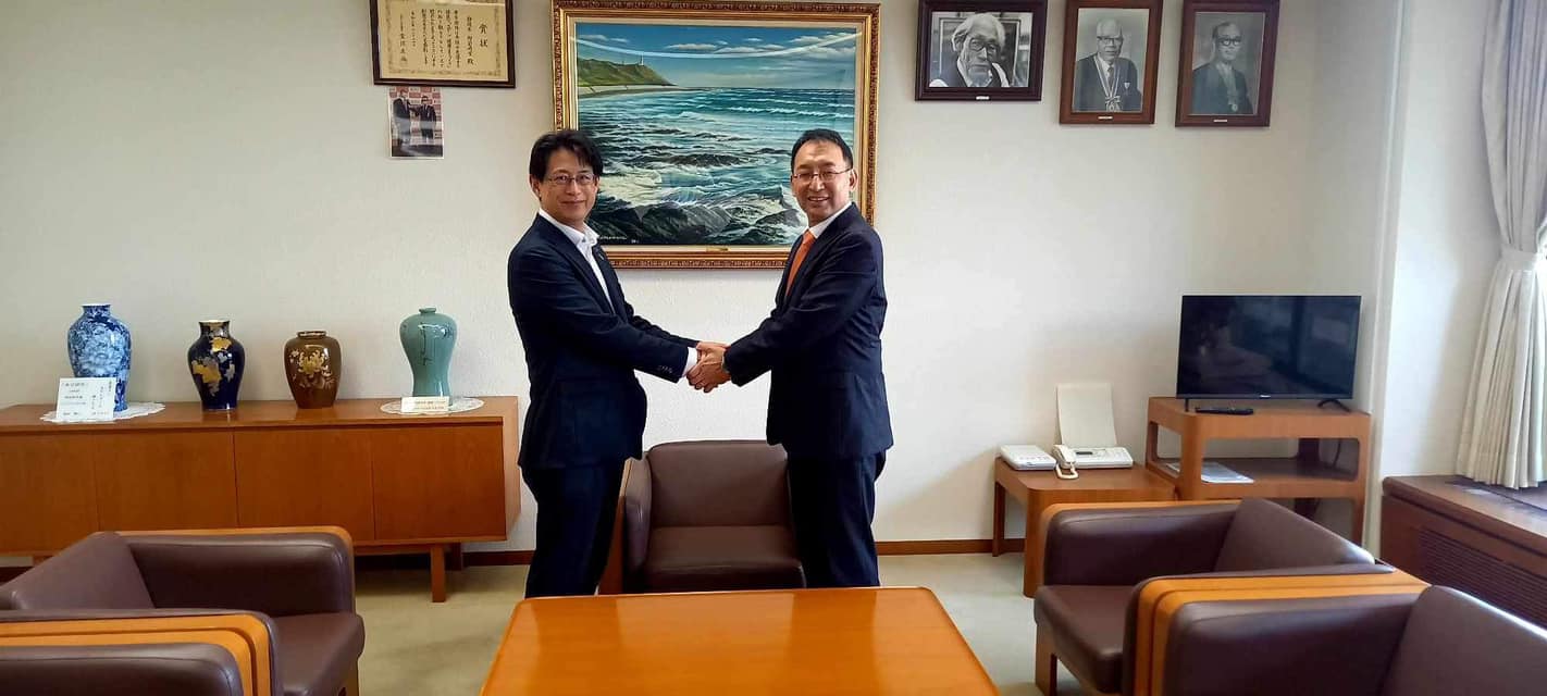 御前崎市・下村勝市長にご挨拶