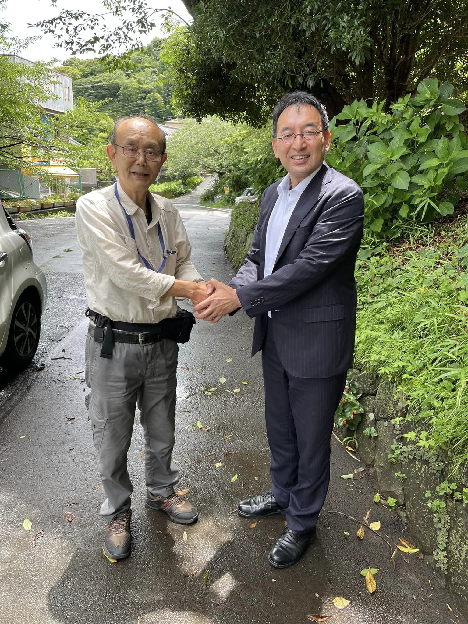 熱海市、下田市、南伊豆町を回る