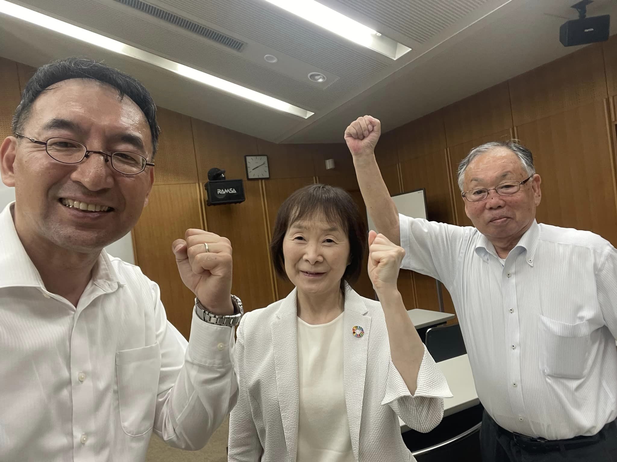 裾野支部会でご挨拶