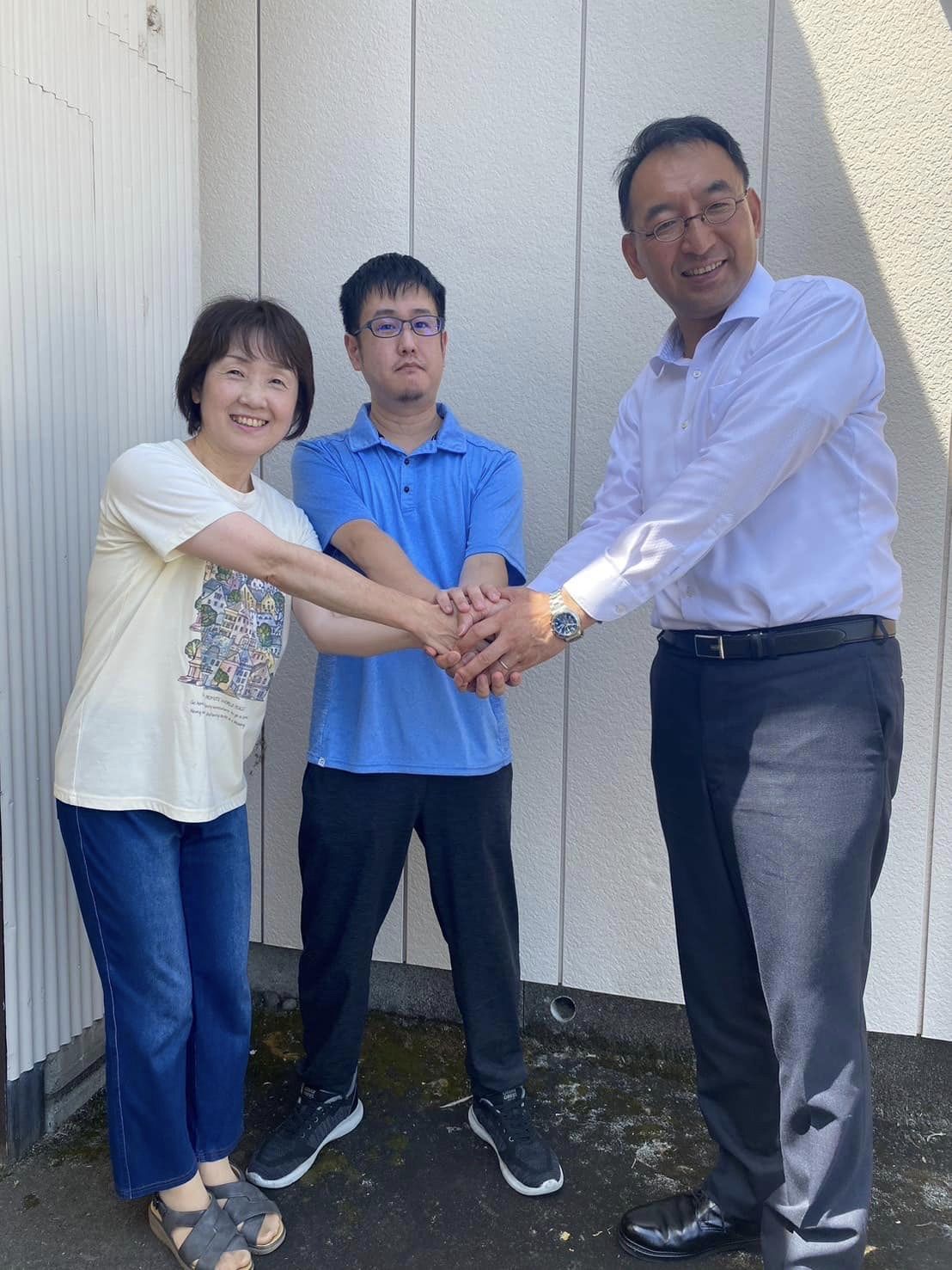 焼津市、藤枝市を回る