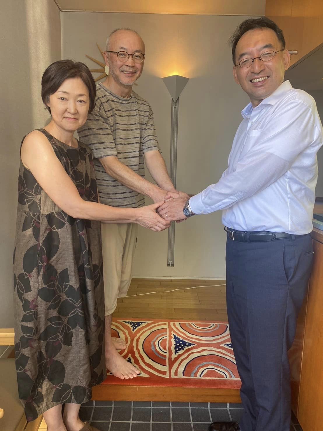 焼津市、藤枝市を回る