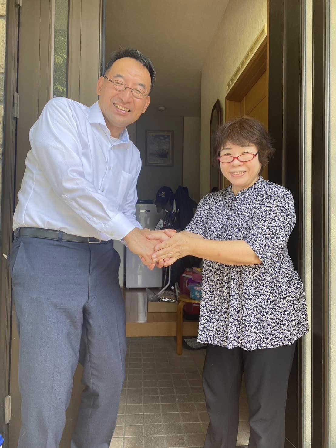 焼津市、藤枝市を回る