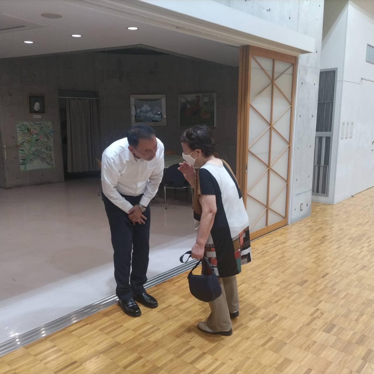 吉田町の支部会でご挨拶