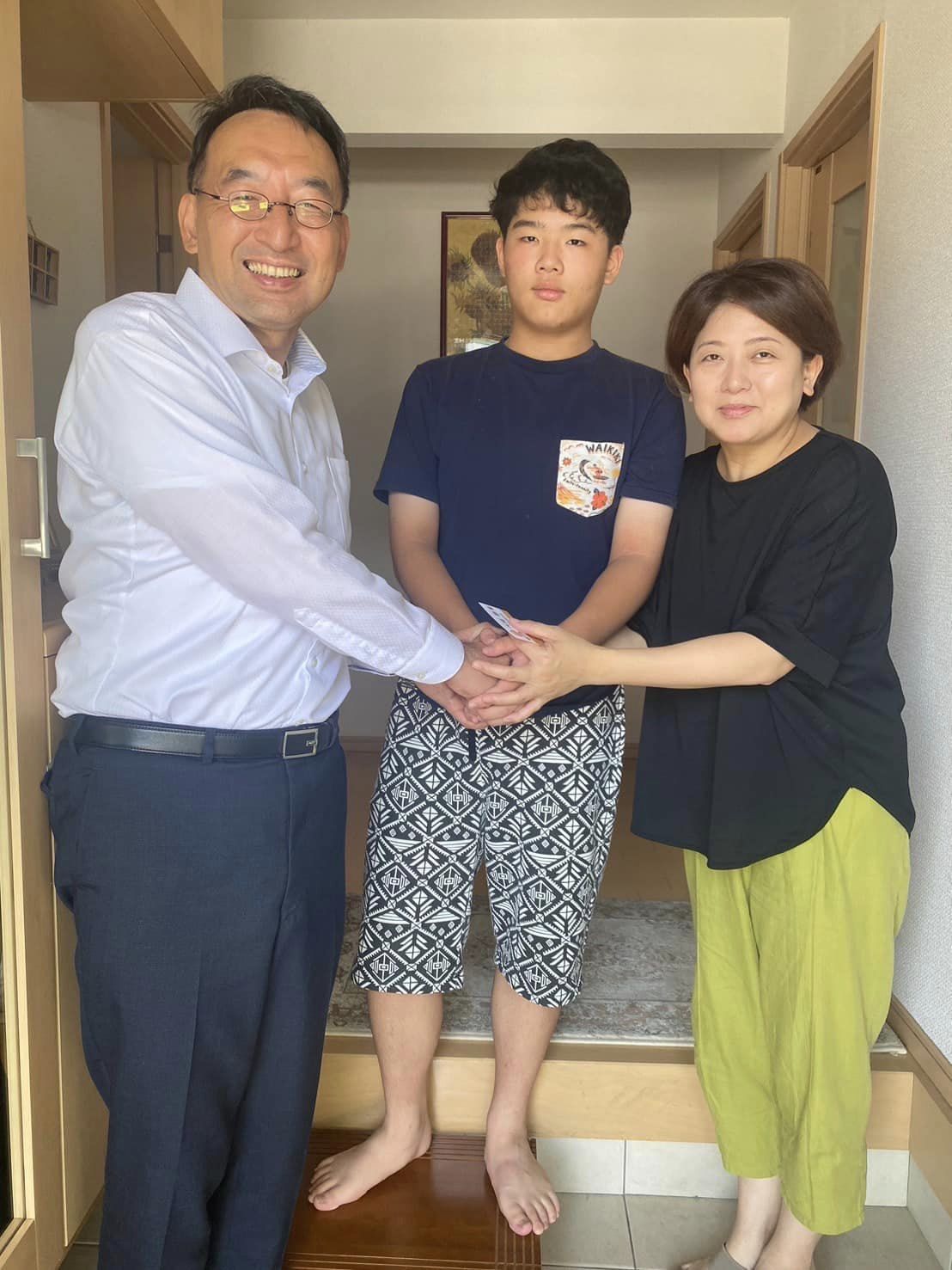 焼津市、藤枝市を回る