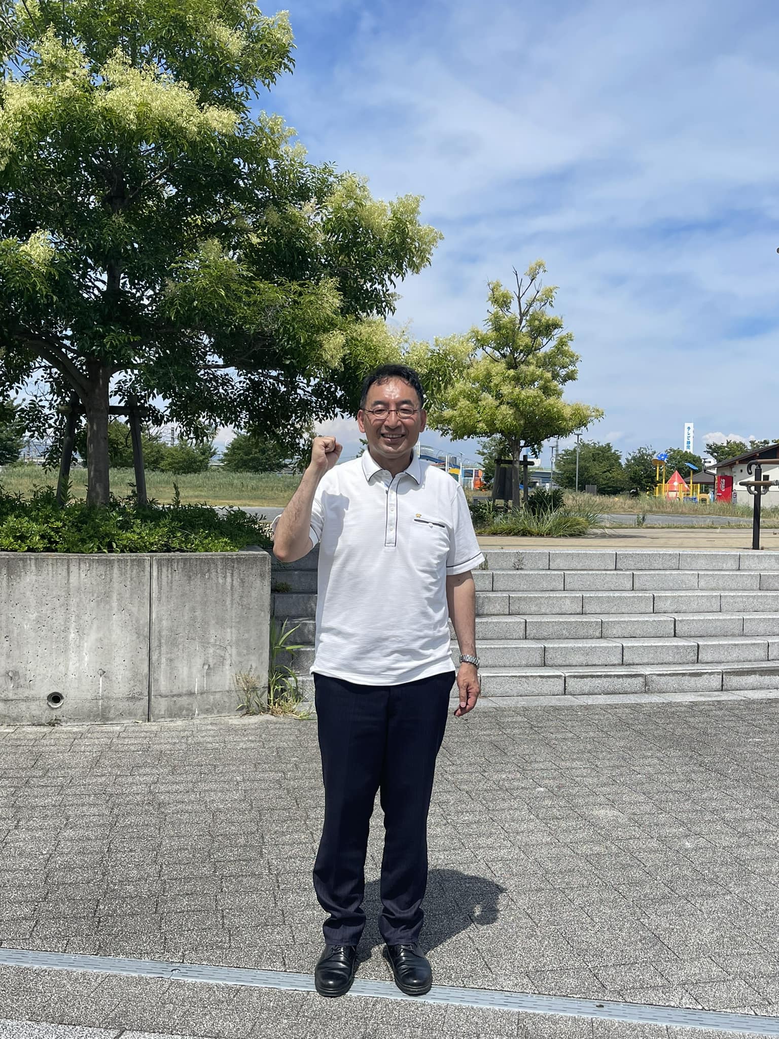 車椅子ソフトボール体験会でご挨拶