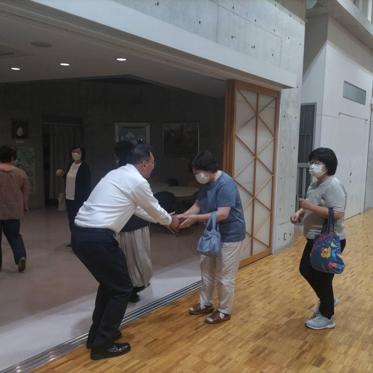 吉田町の支部会でご挨拶