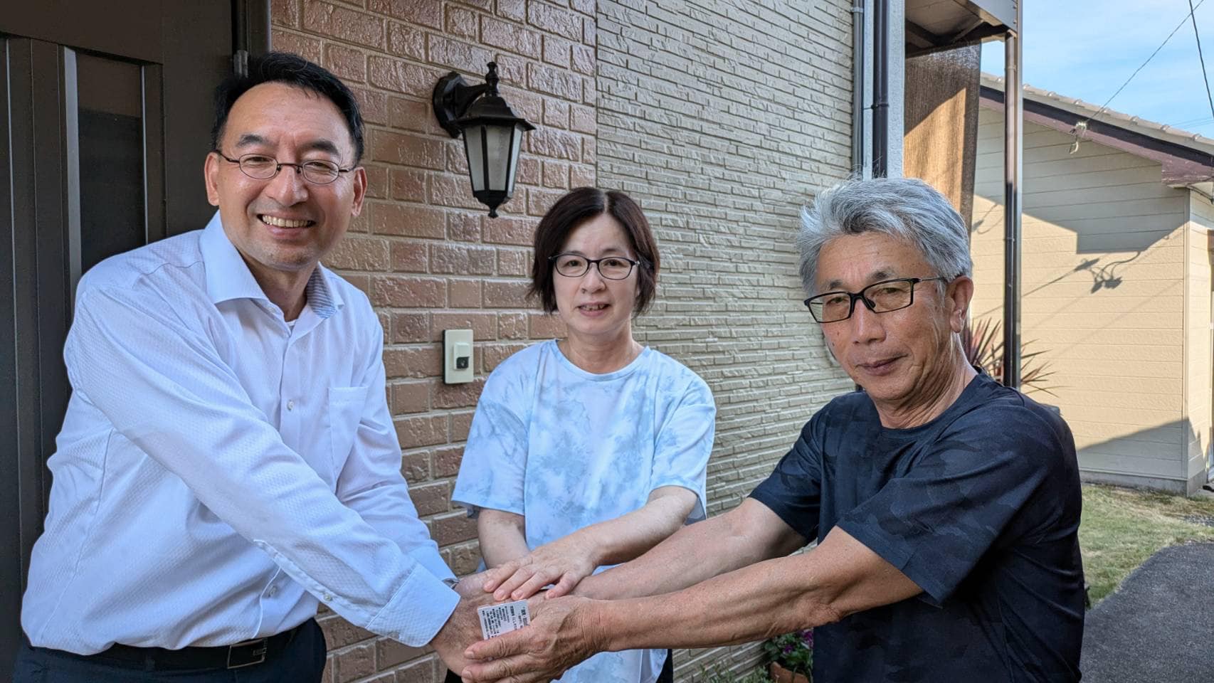 焼津市、藤枝市を回る