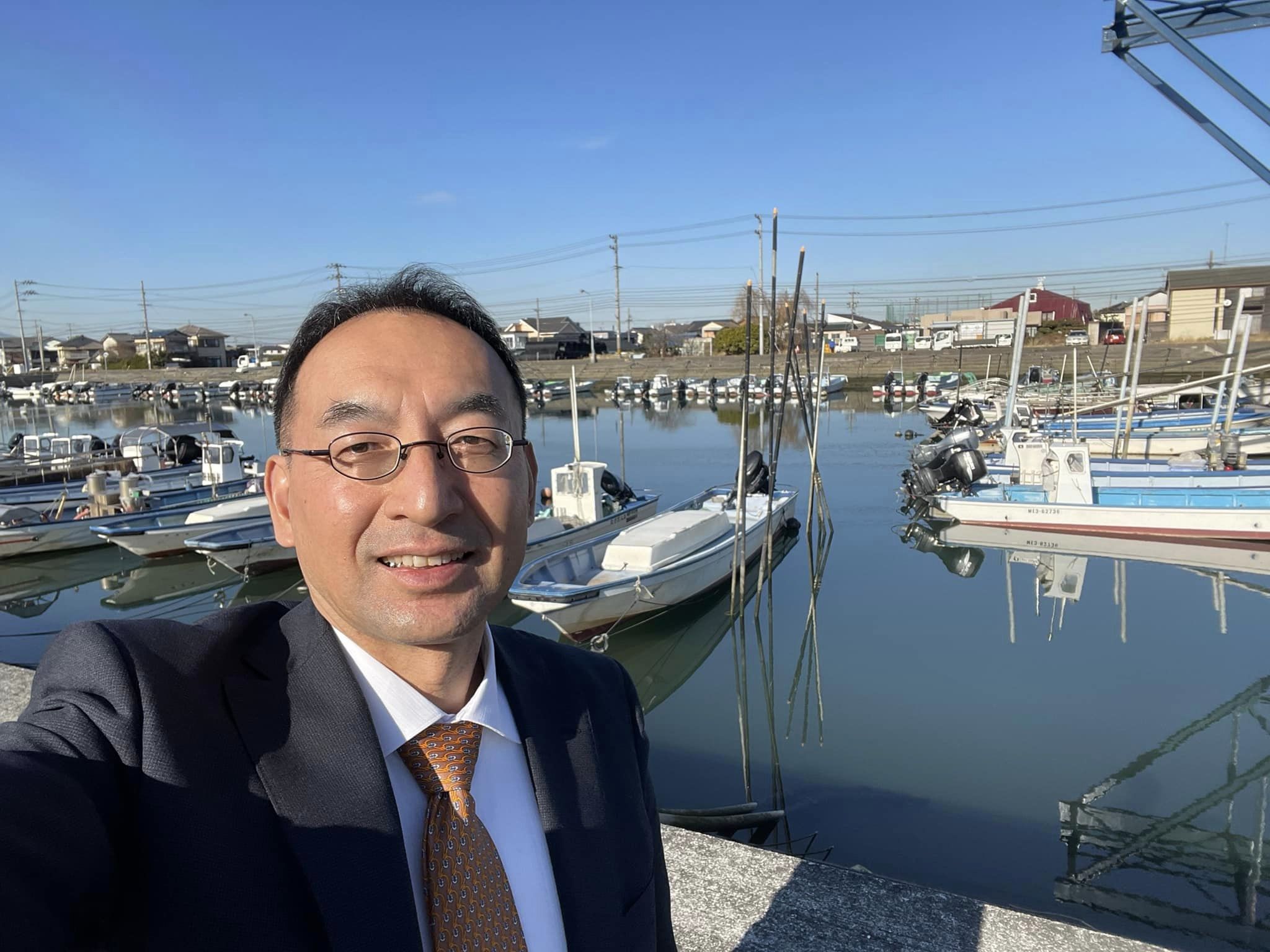 名古屋市、桑名市で、マリコン、漁協関係の皆様にご挨拶