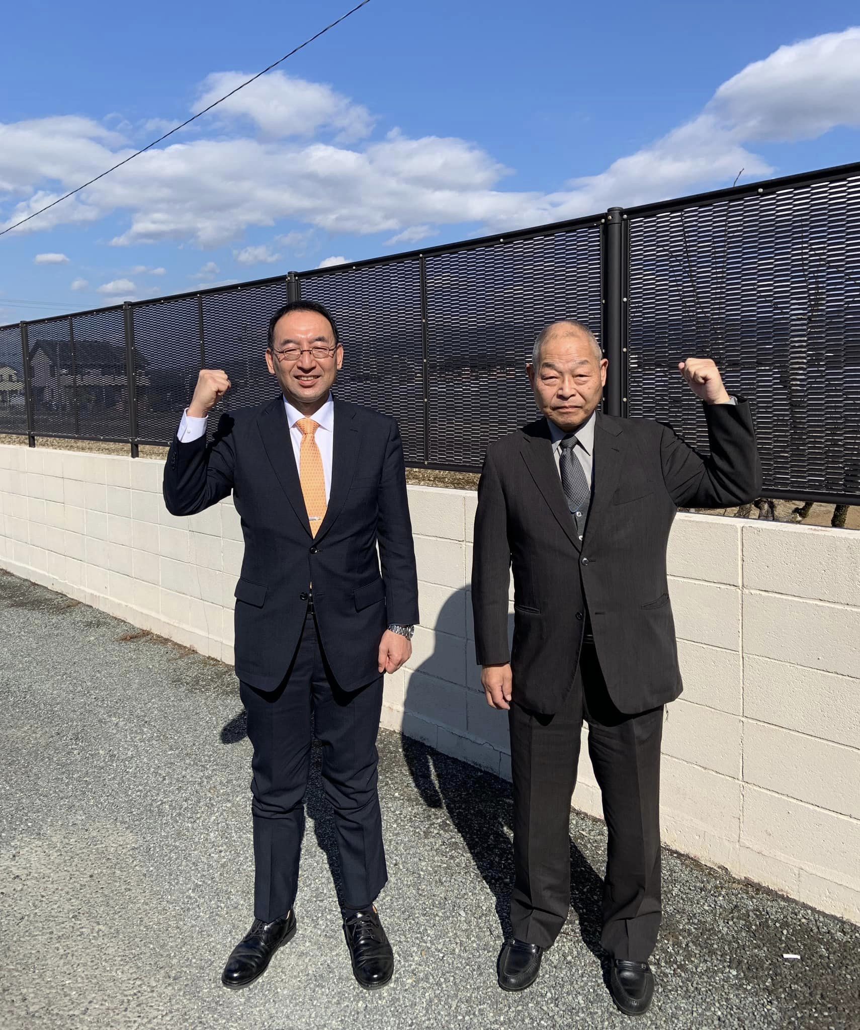 鈴木文子 市議、堀江和雄 市議、村田耕一 市議、馬籠正明 町議と一緒に、三島市、函南町を回らせて頂きました