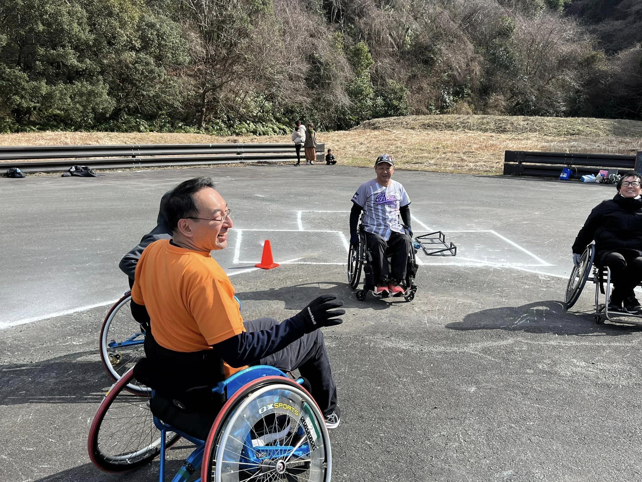 車椅子ソフトボール初体験