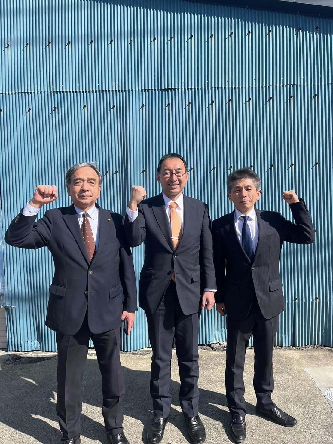 森下茂 市議と一緒に伊豆の国市を、寺島俊郎 町議と一緒に清水町を回りました