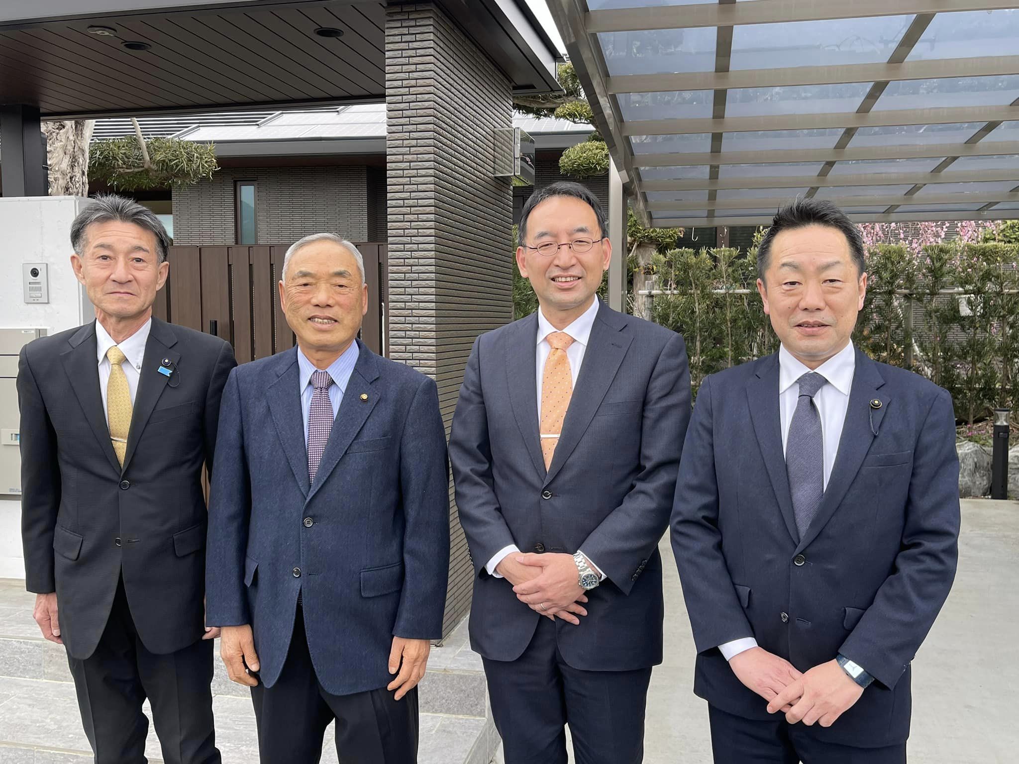 友党自由民主党の静岡３区各支部長（総支部長：宮澤博行衆院議員）にご挨拶
