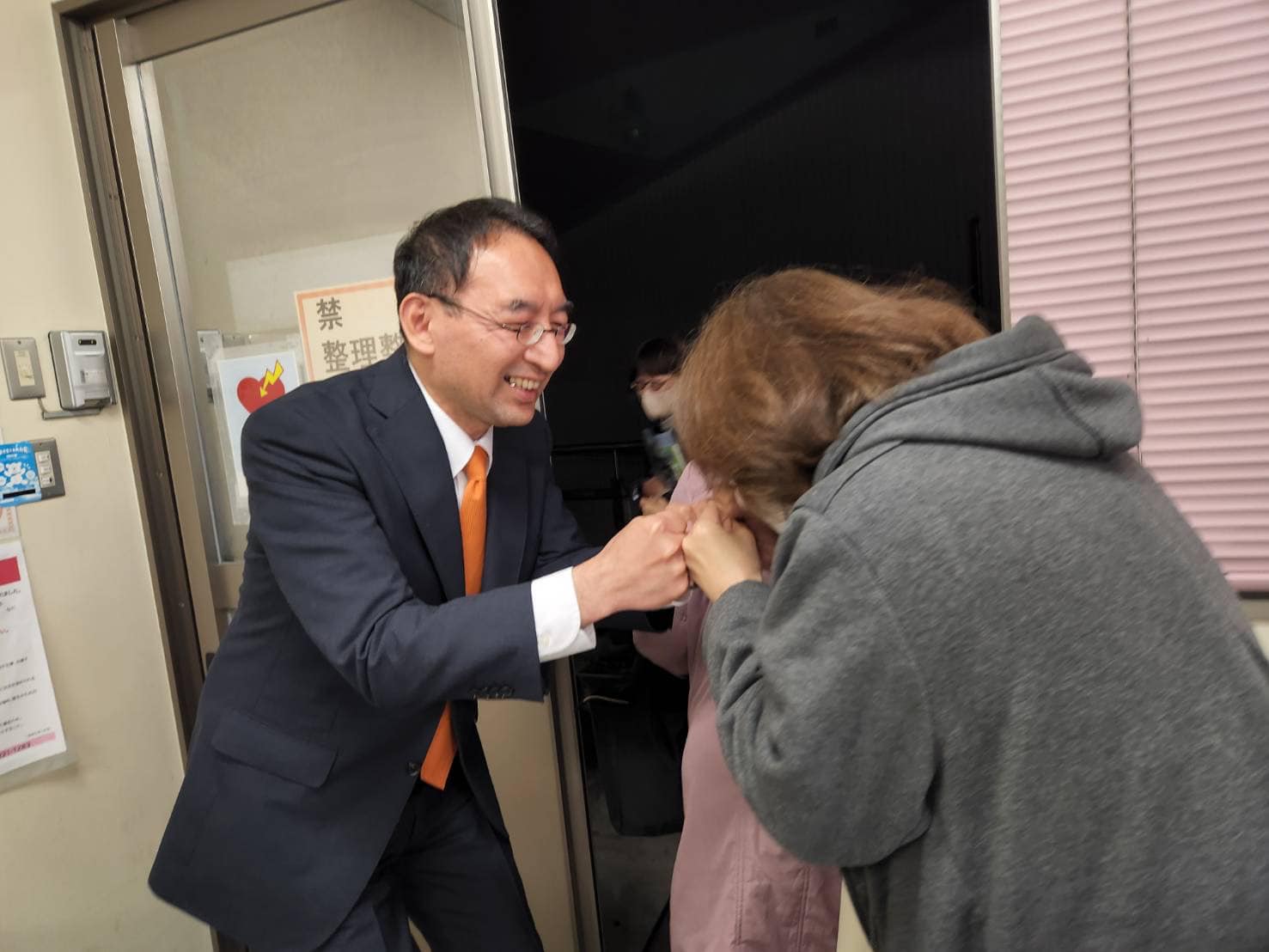 公明党清水第ニ支部の県政・市政報告会に参加