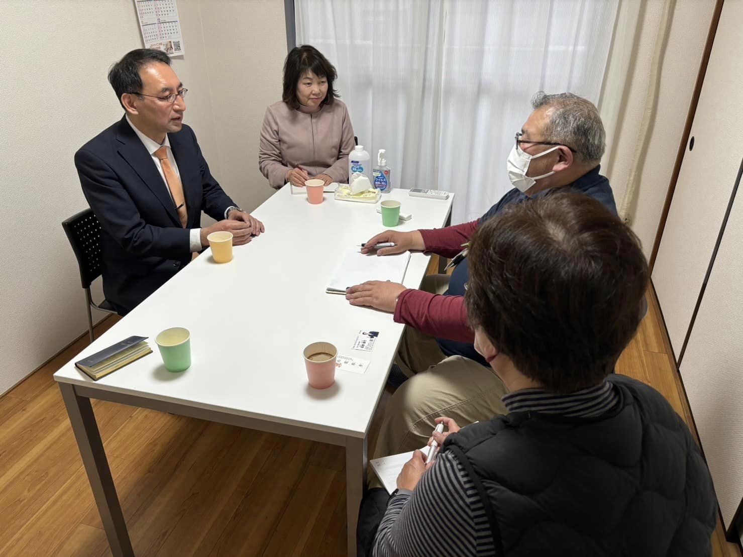 早川育子 県議、井出晴美 市議、萩野基行 市議と一緒に富士市を回りました