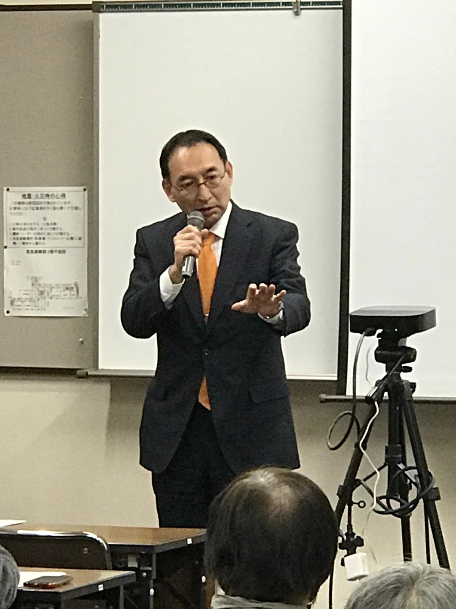公明党浜松総支部中第一支部（支部長：幸田恵里子 市議）の会合に参加