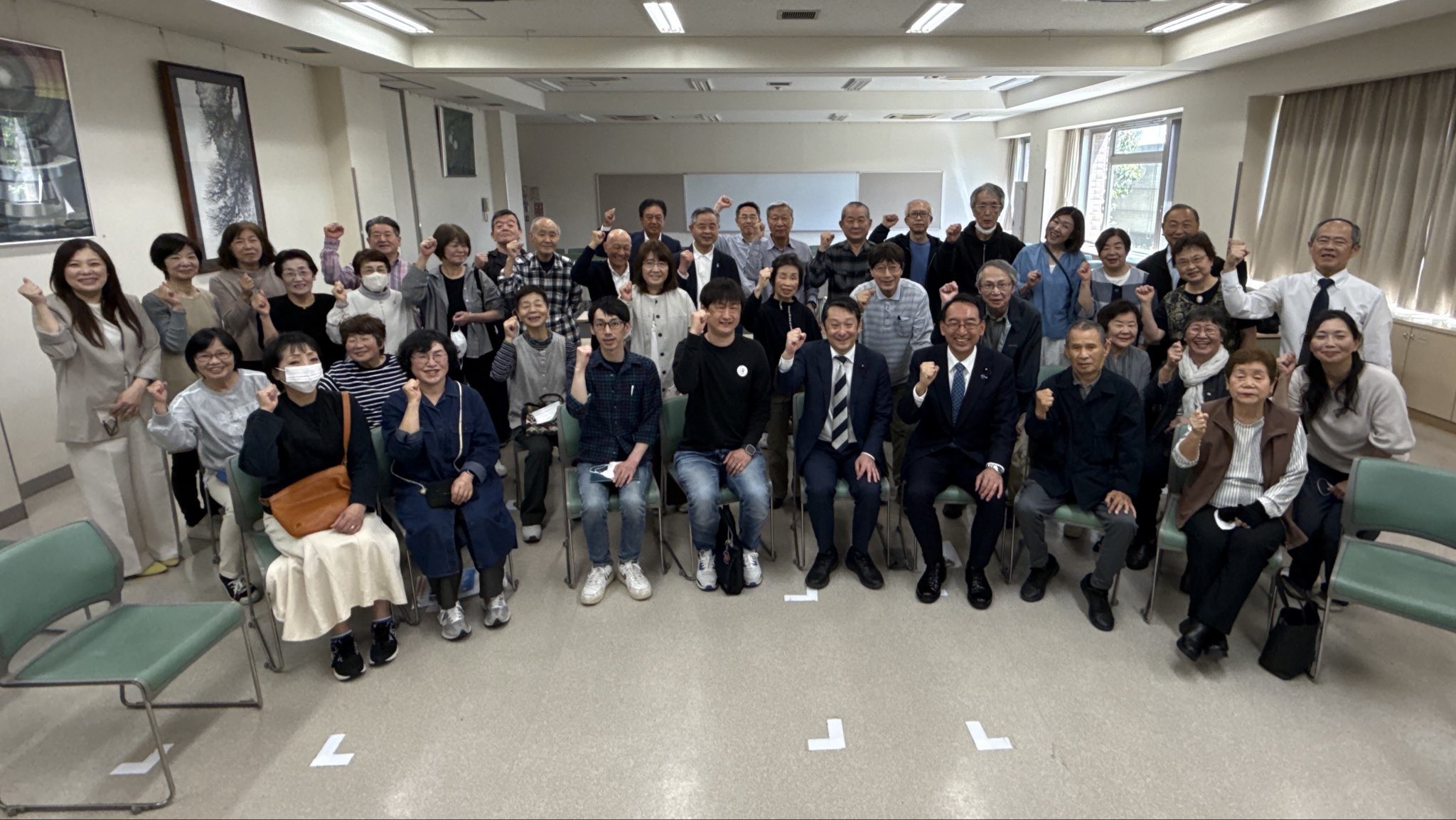 山梨わたる静岡市議が主催する公明党清水第一支部会にお招きいただきました