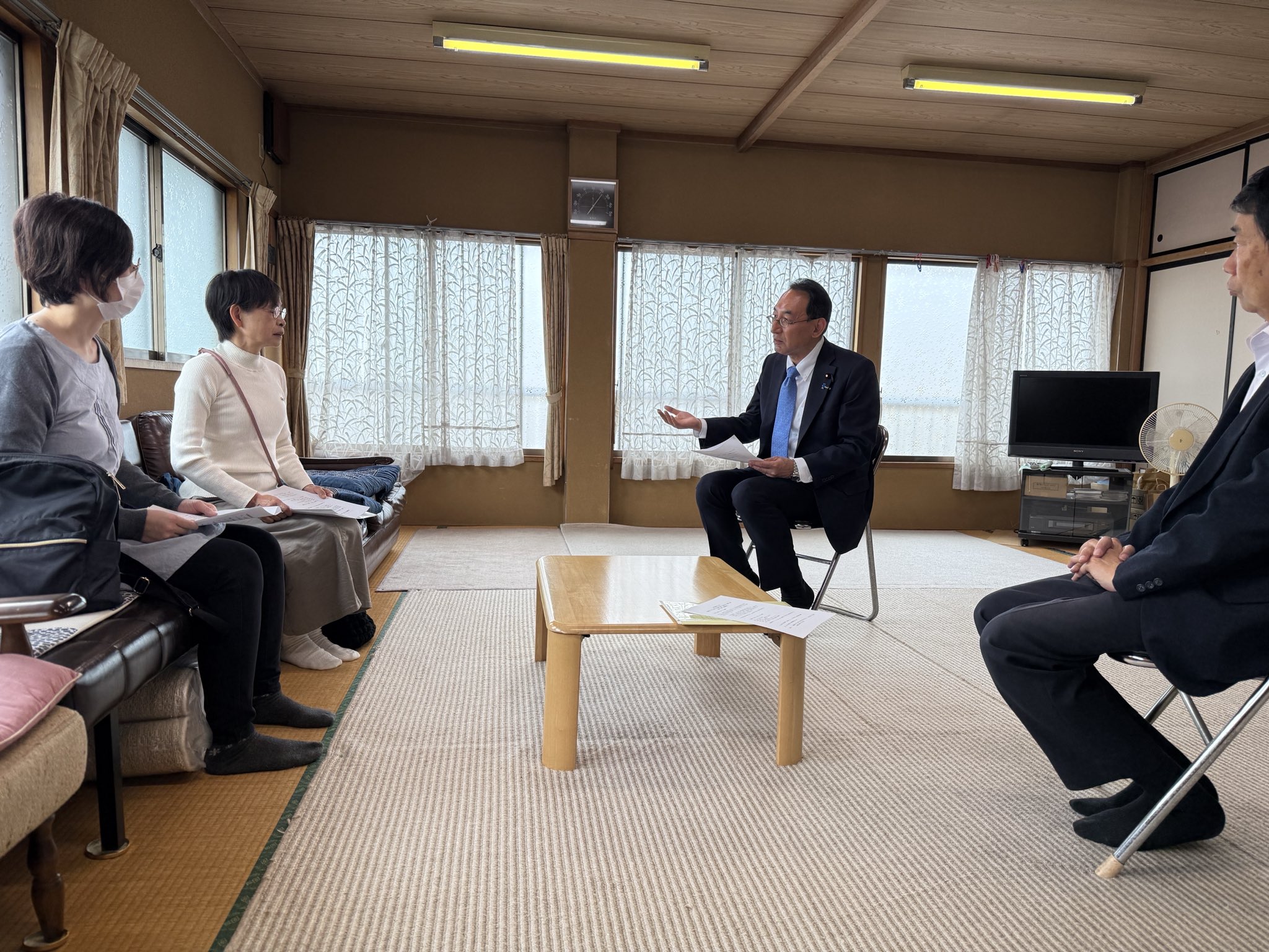 藤枝市の大石やすゆき市議（公明党）とともに、医療的ケア児への支援についてご相談を受けました