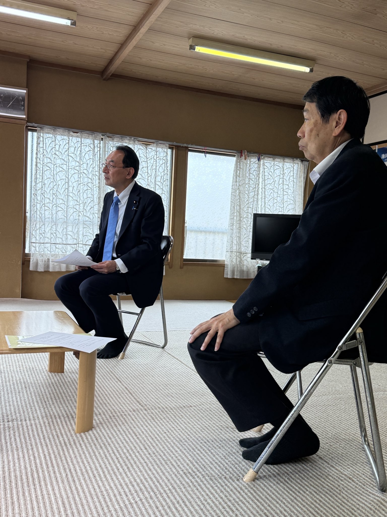 藤枝市の大石やすゆき市議（公明党）とともに、医療的ケア児への支援についてご相談を受けました